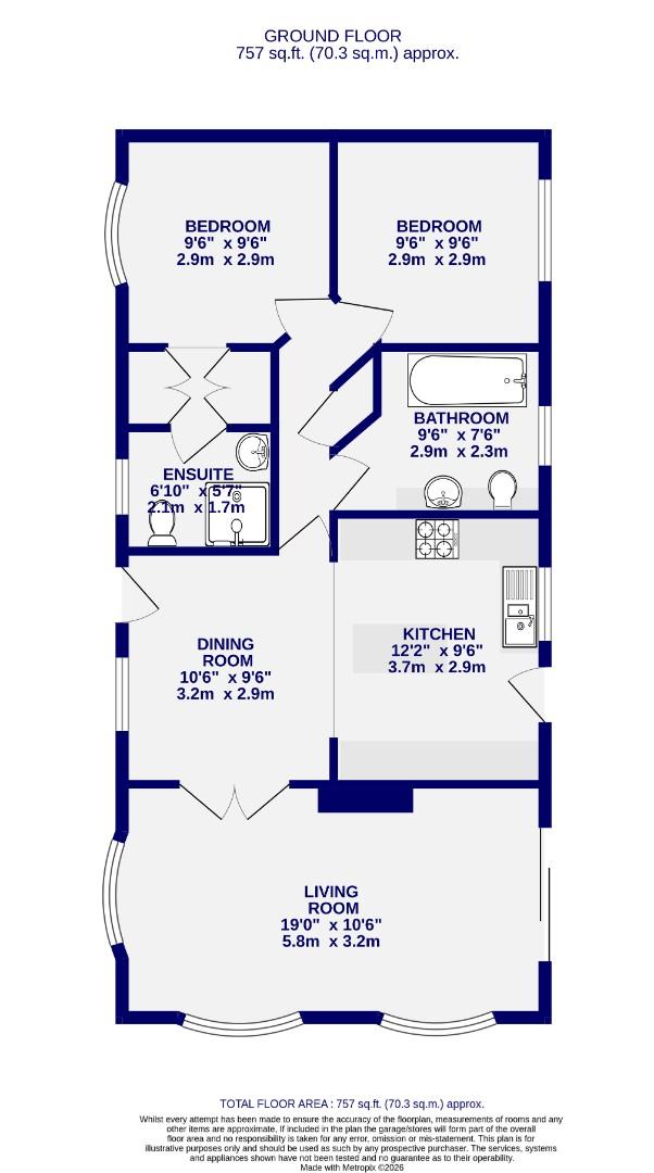 12, Swanlow Drive, York floorplan