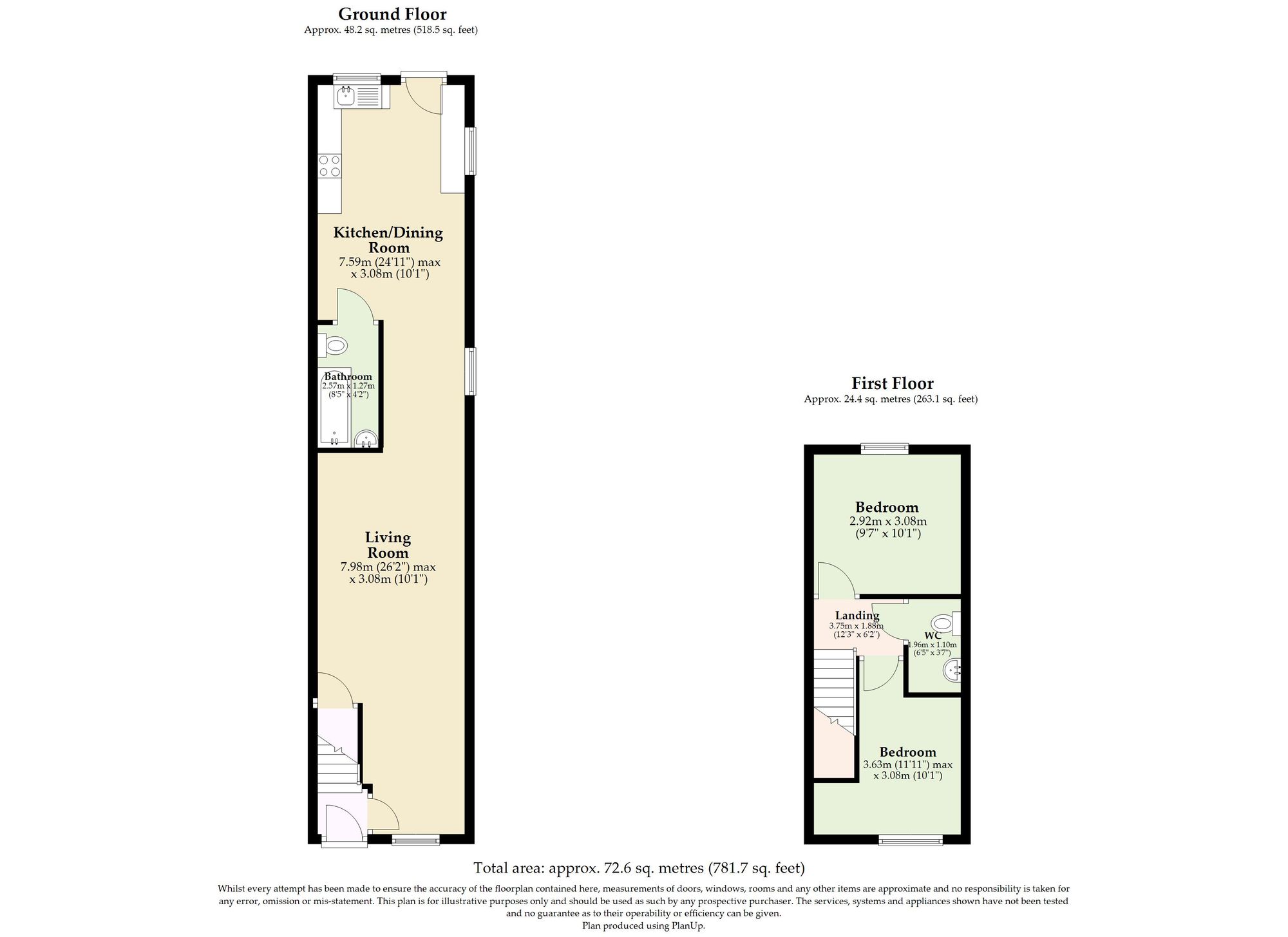 20a Tonning Street, Lowestoft floorplan