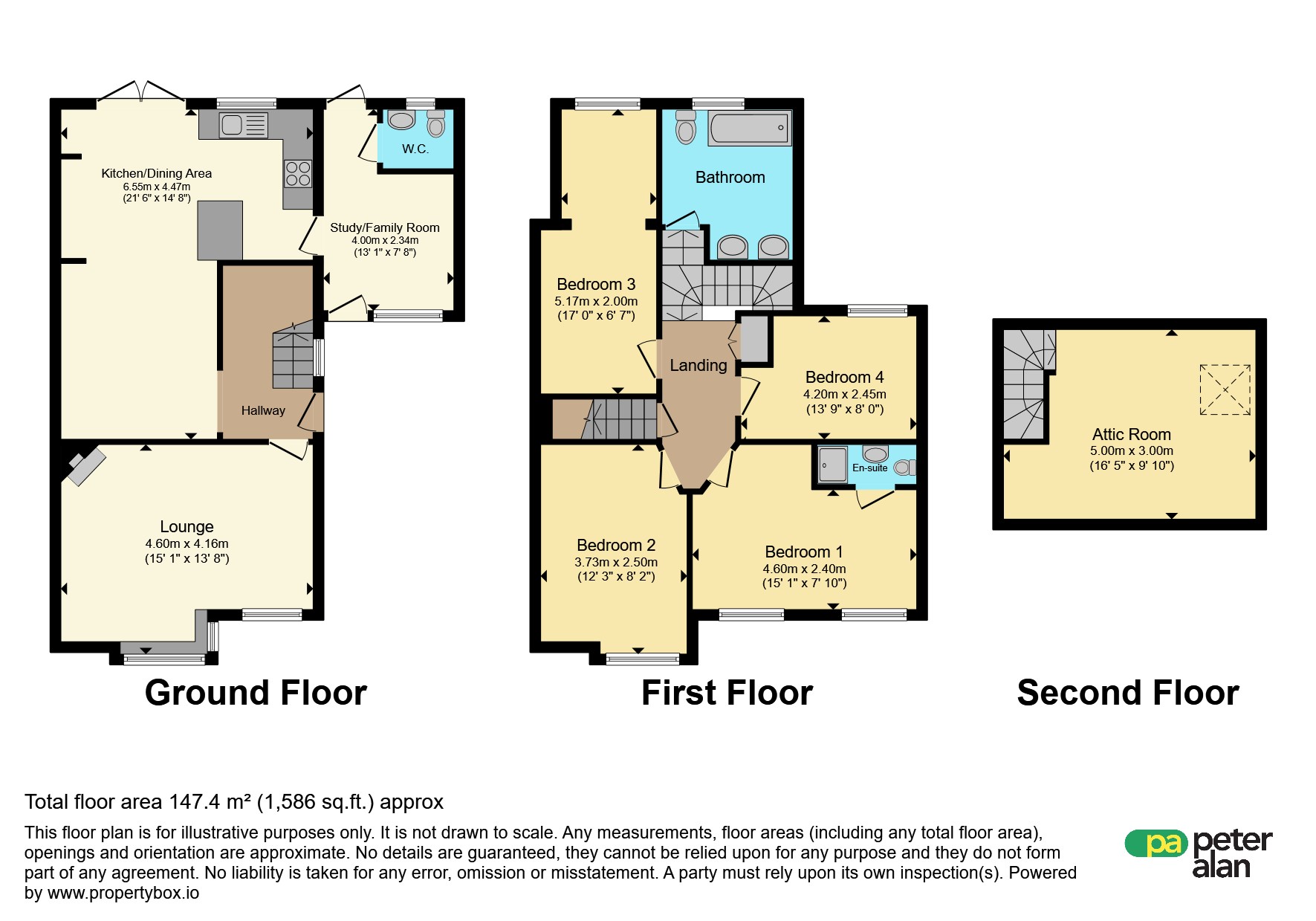 2, Highlands, Cardiff floorplan