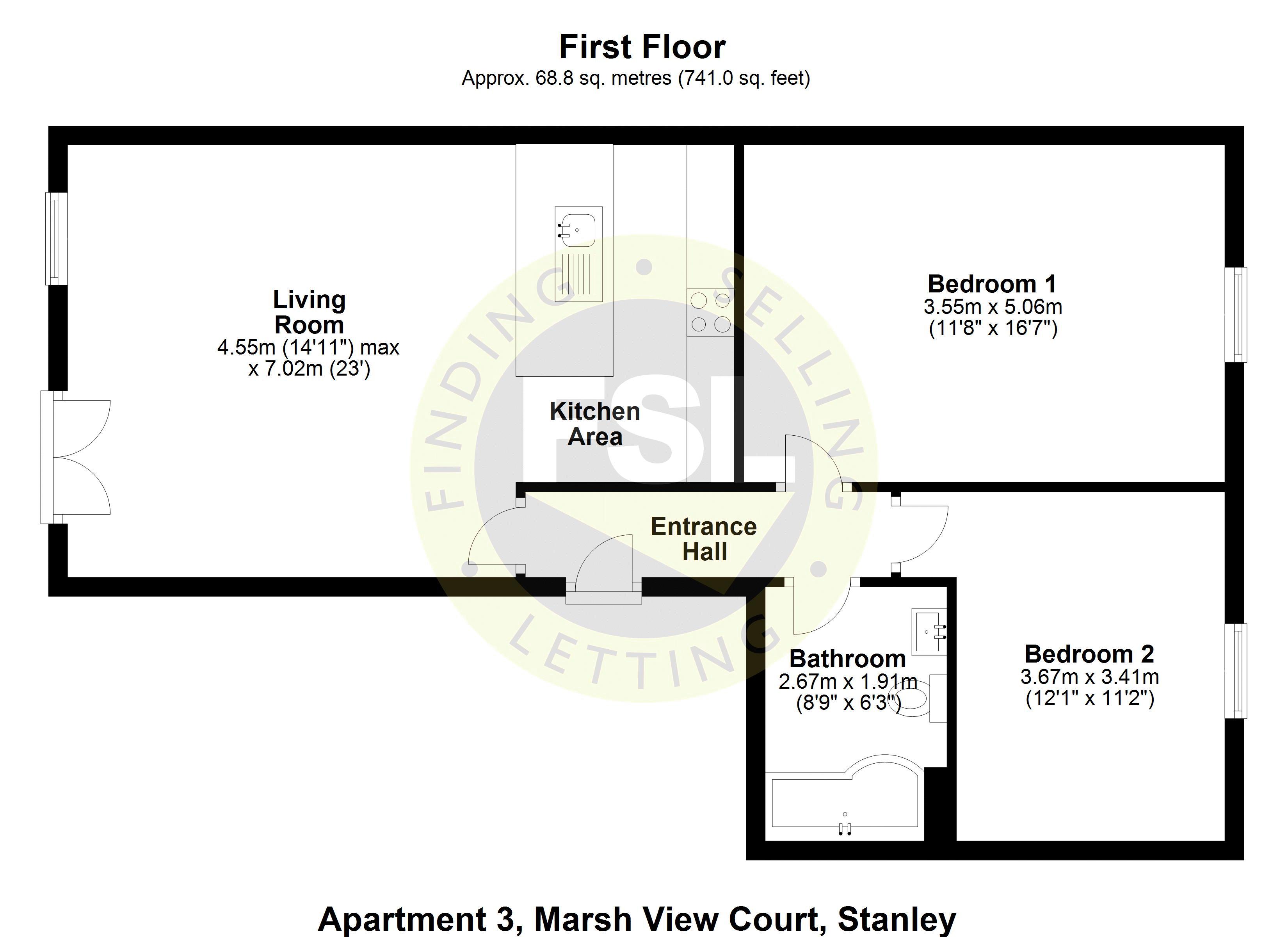 3 Marsh View Court, Lime Pit Lane, Wakefield floorplan