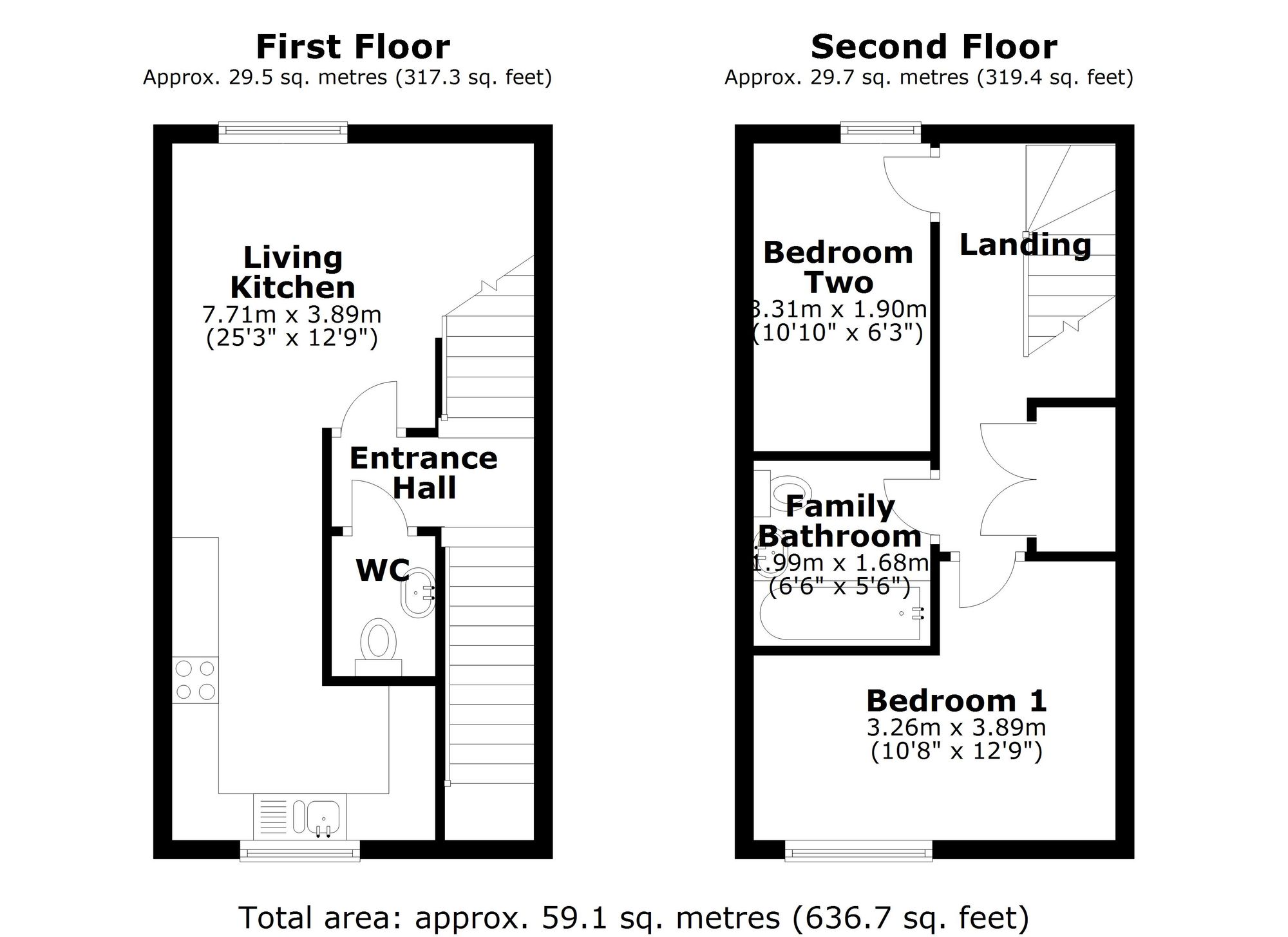 6 Wellesley Court, Retford floorplan