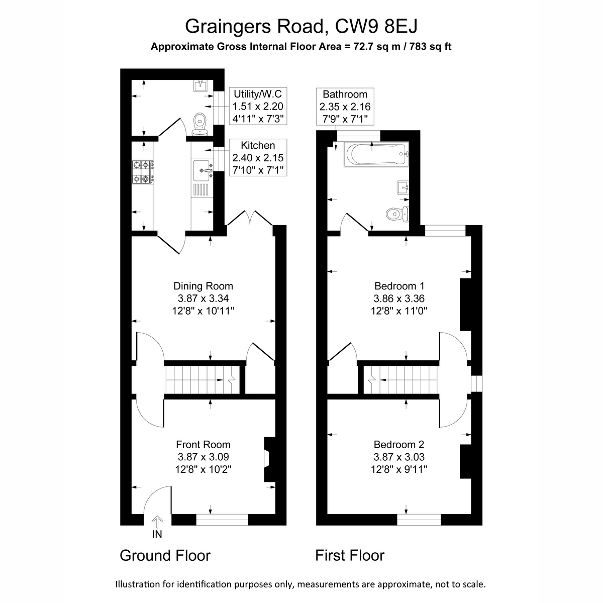 6, Graingers Road, Northwich floorplan