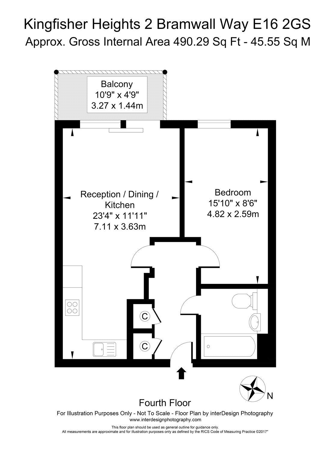 1 Bedrooms Flat for sale in Kingfisher Heights, 2 Bramwell Way, London E16