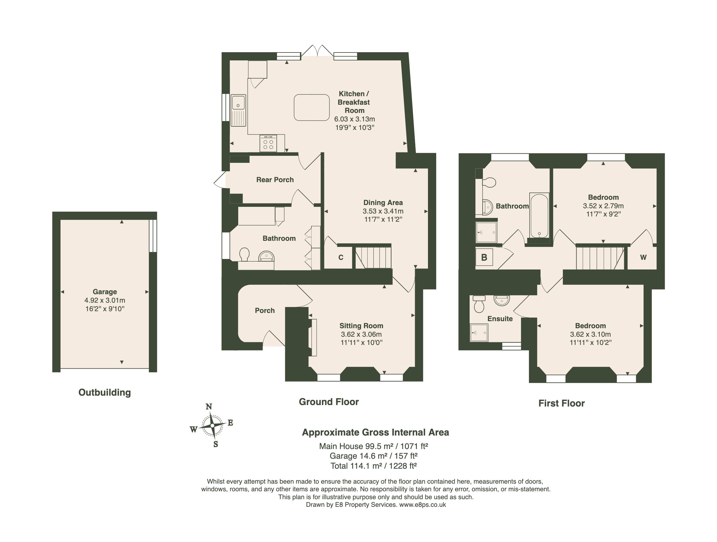1, Hampton Fields, Stroud floorplan