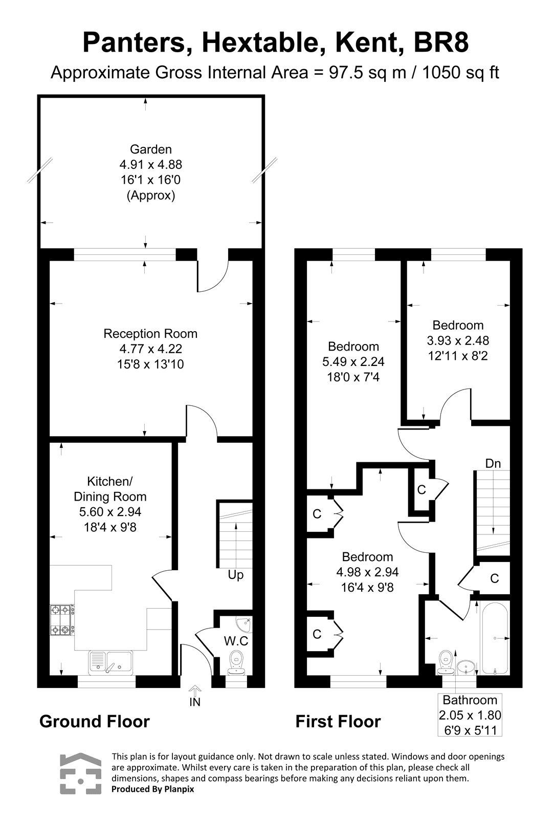 80, Panters, Kent floorplan