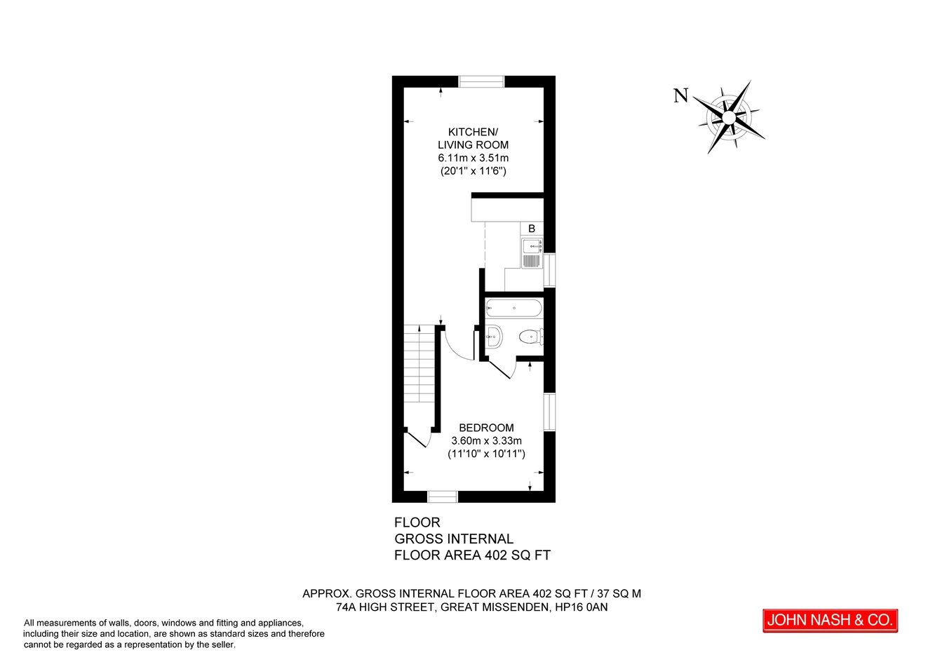 74a, HIgh Street, Great Missenden floorplan