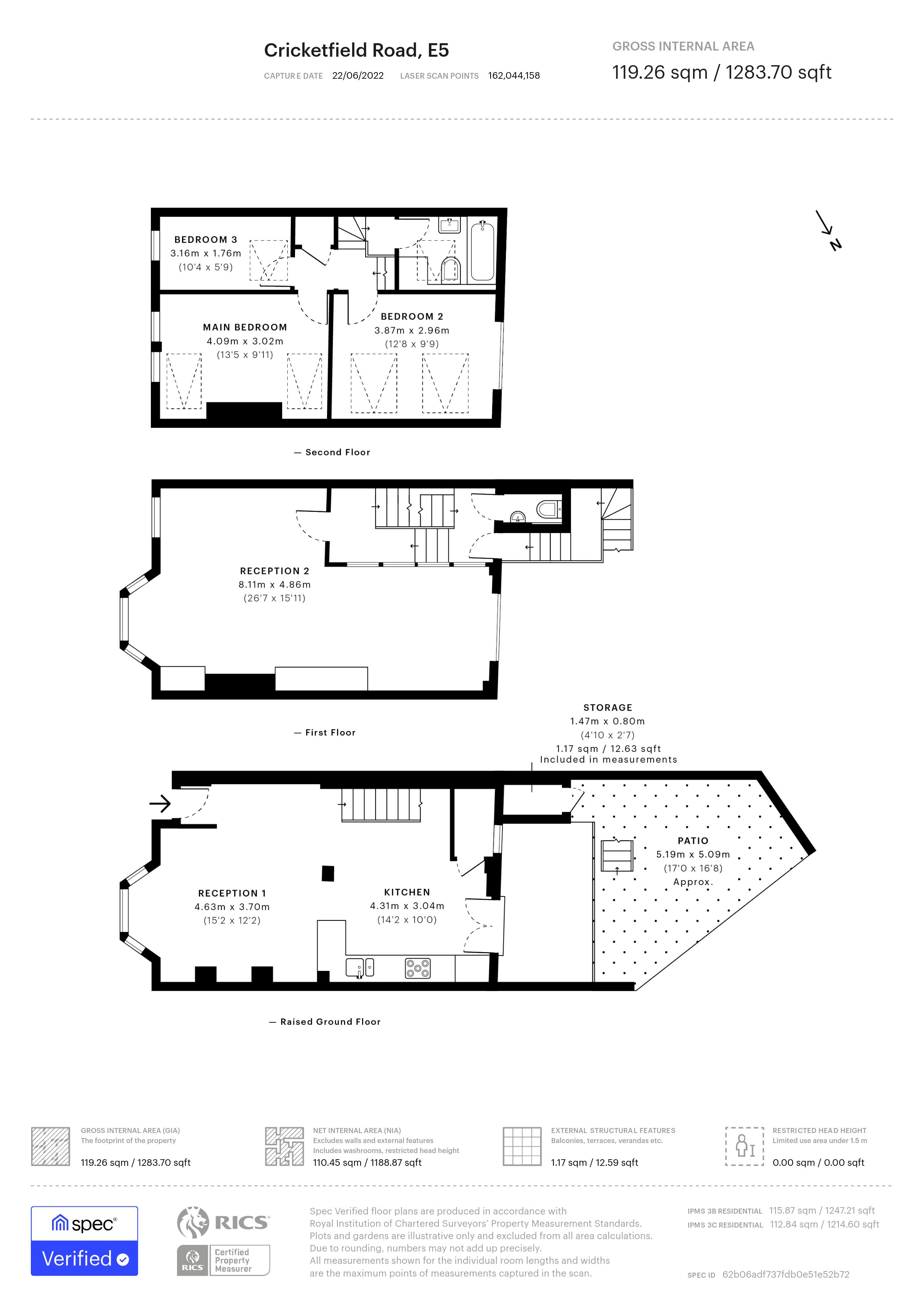 Cricketfield Road, London E5, 3 bedroom for sale 61837204 PrimeLocation