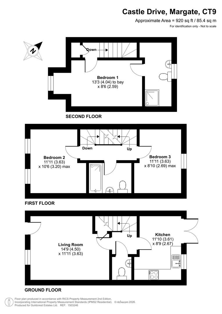 6, Castle Drive, Margate floorplan