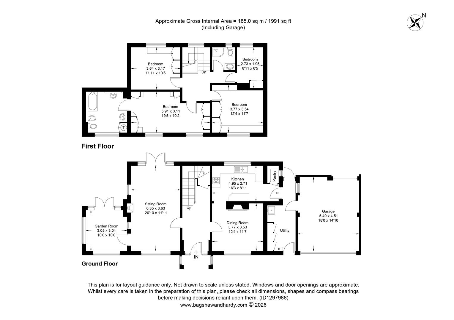 Wray Lodge, Wray Road, South Cheam floorplan