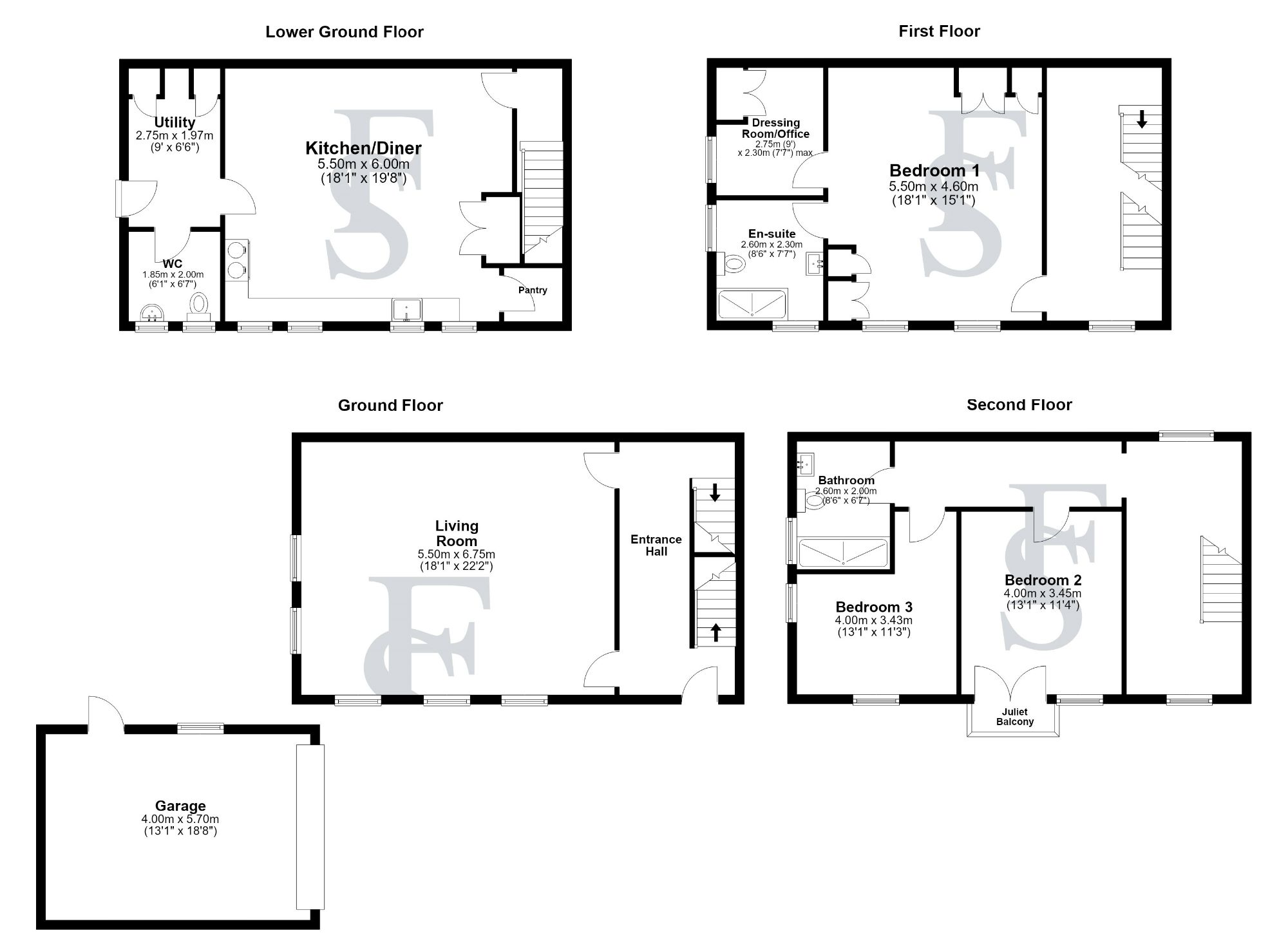 The Clock House, School Road, Kibworth Beauchamp floorplan