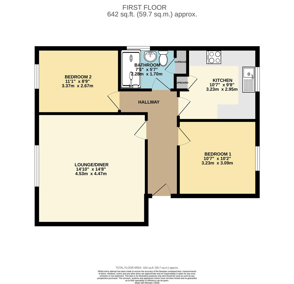 Canterbury Road, east, Birchington floorplan