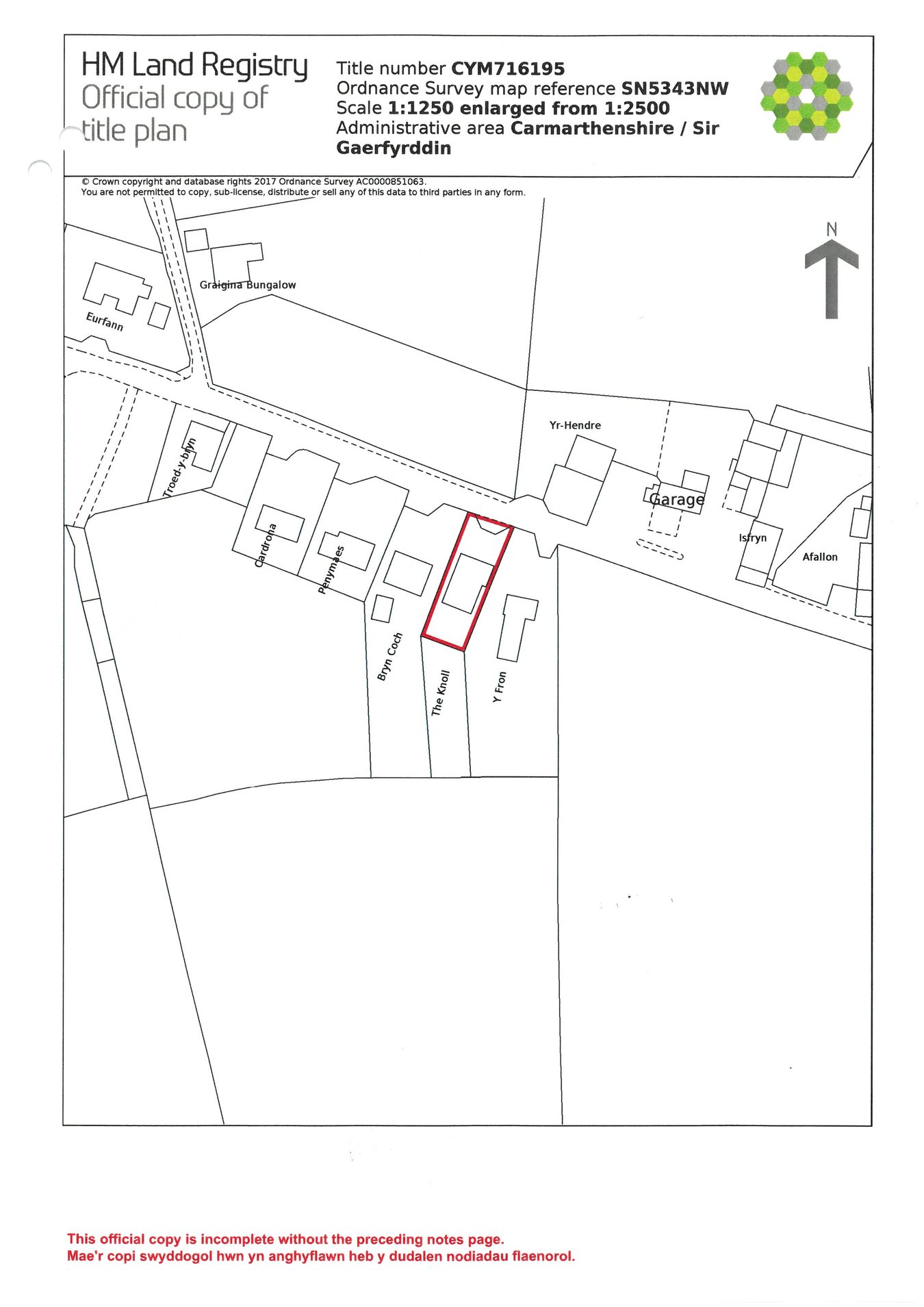 The Knoll, Rhydybont, Llanybydder floorplan