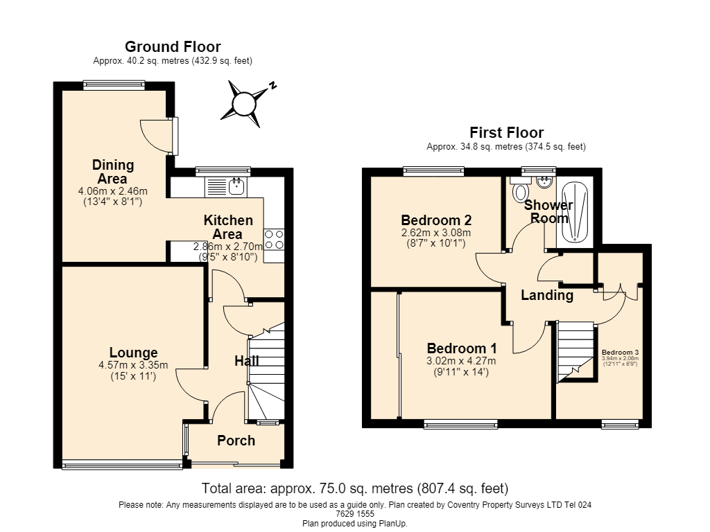 7, Despard Road, Coventry floorplan