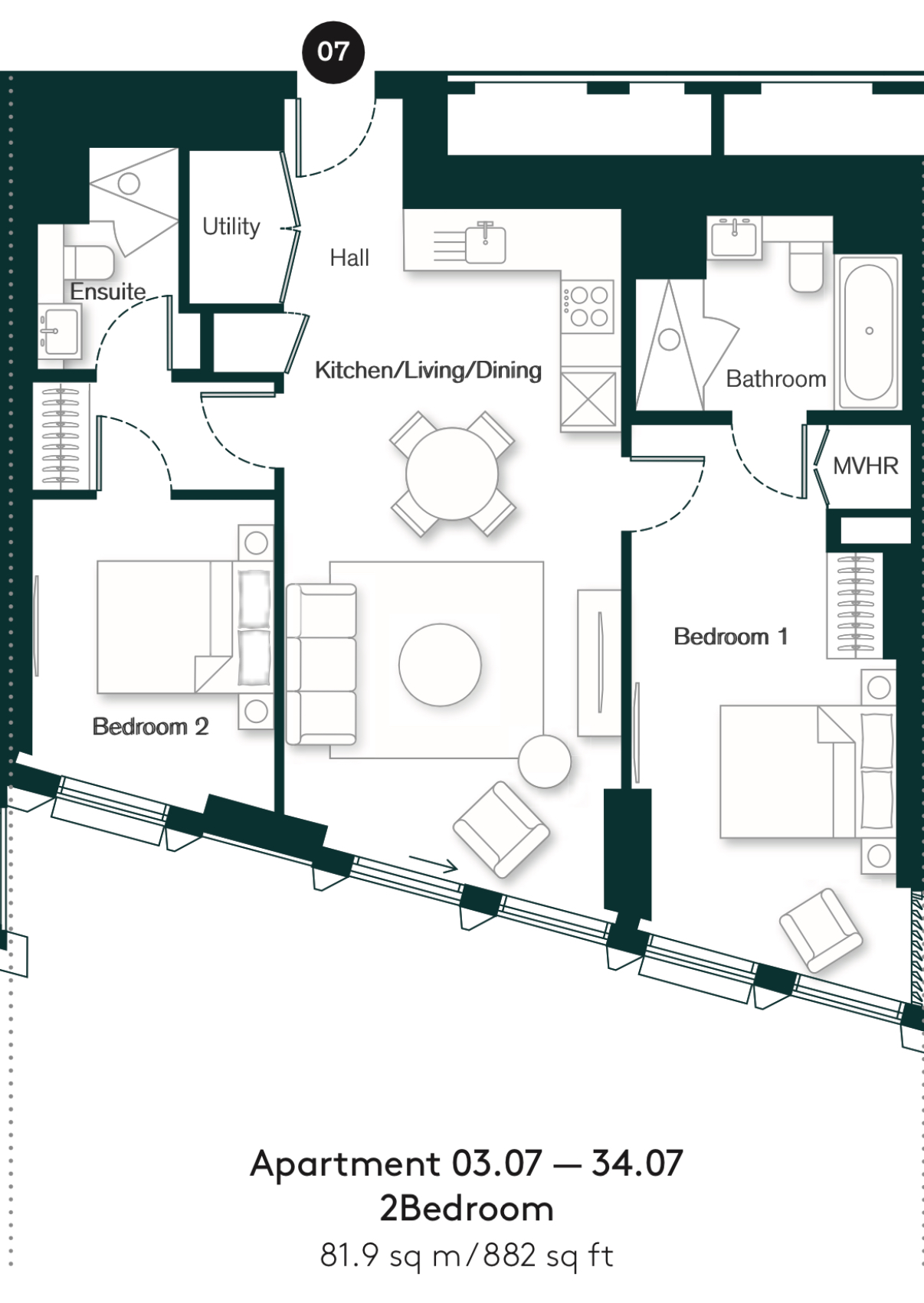 A2507, Carnation Way, London floorplan