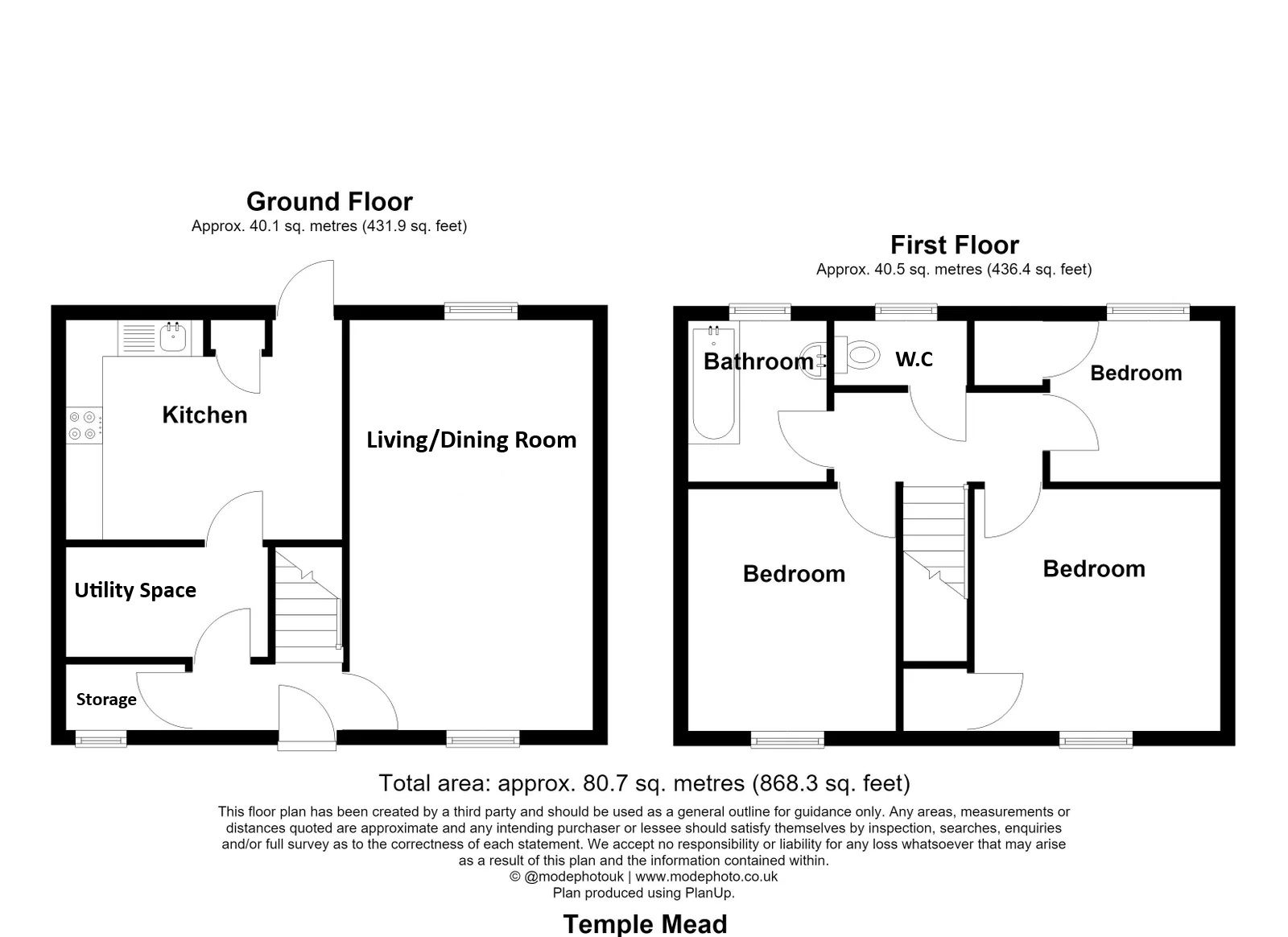 6, Temple Mead, Roydon floorplan