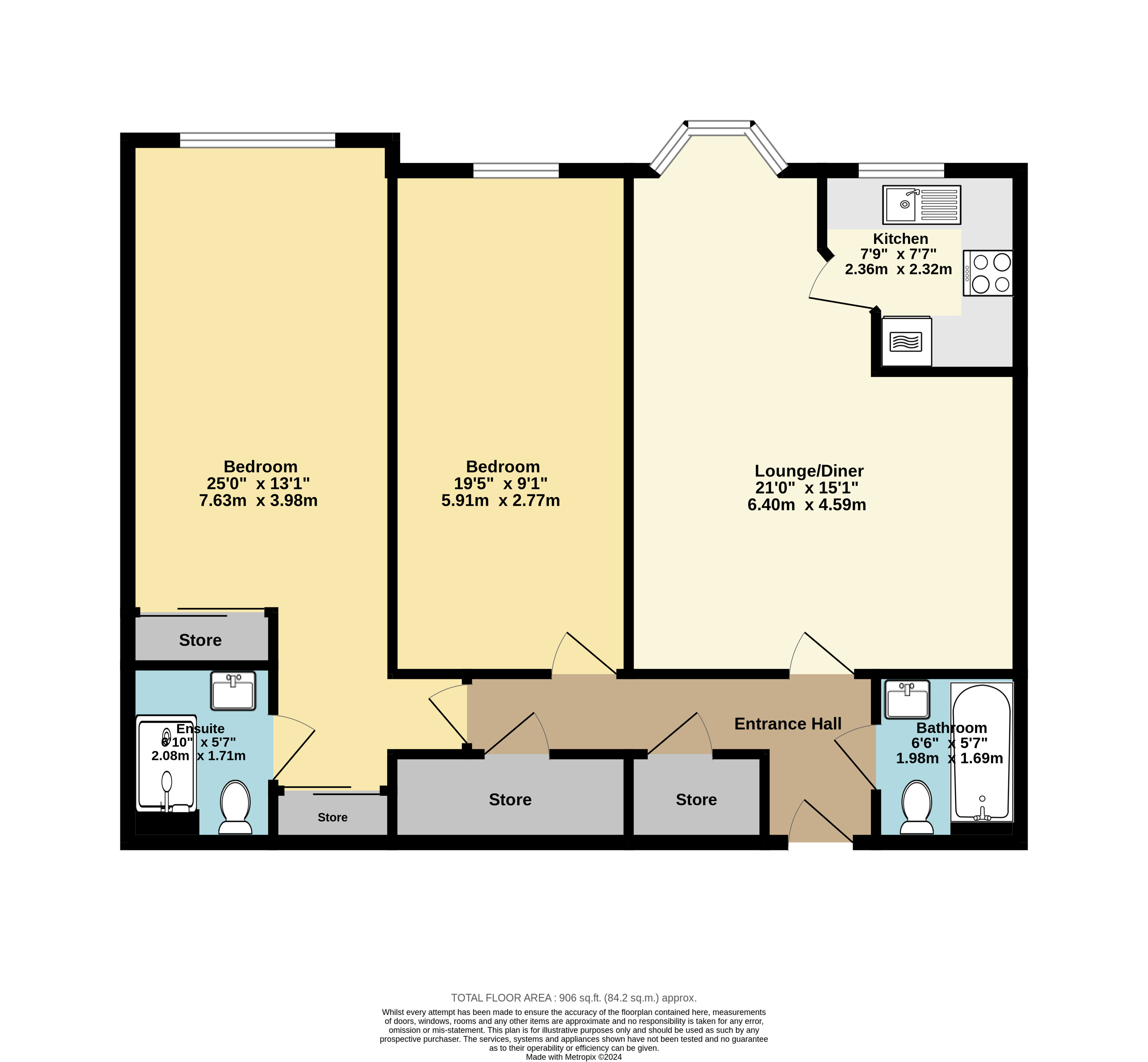 Abbots Lodge, 19, Roper Road, Kent floorplan