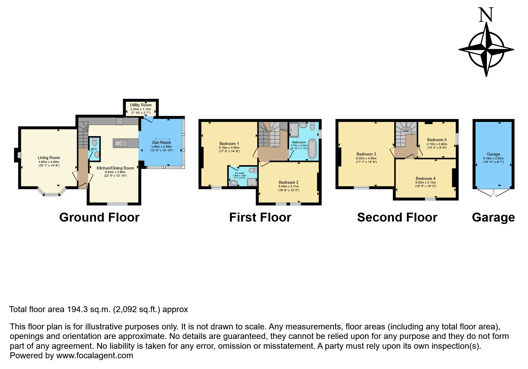 Holden Park Road, Southborough, Tunbridge Wells TN4, 5 bedroom semi