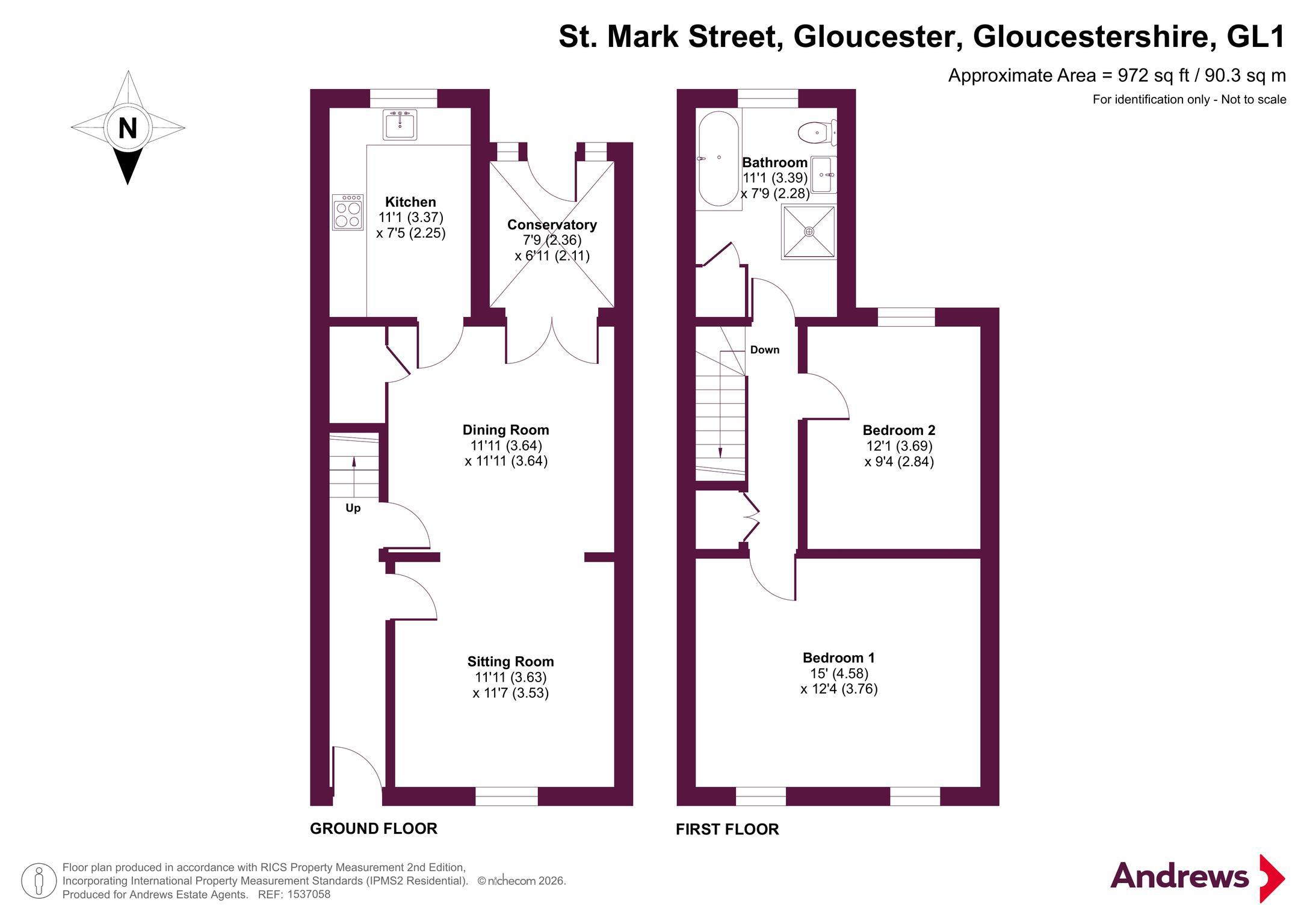 St. Mark Street, Gloucestershire floorplan