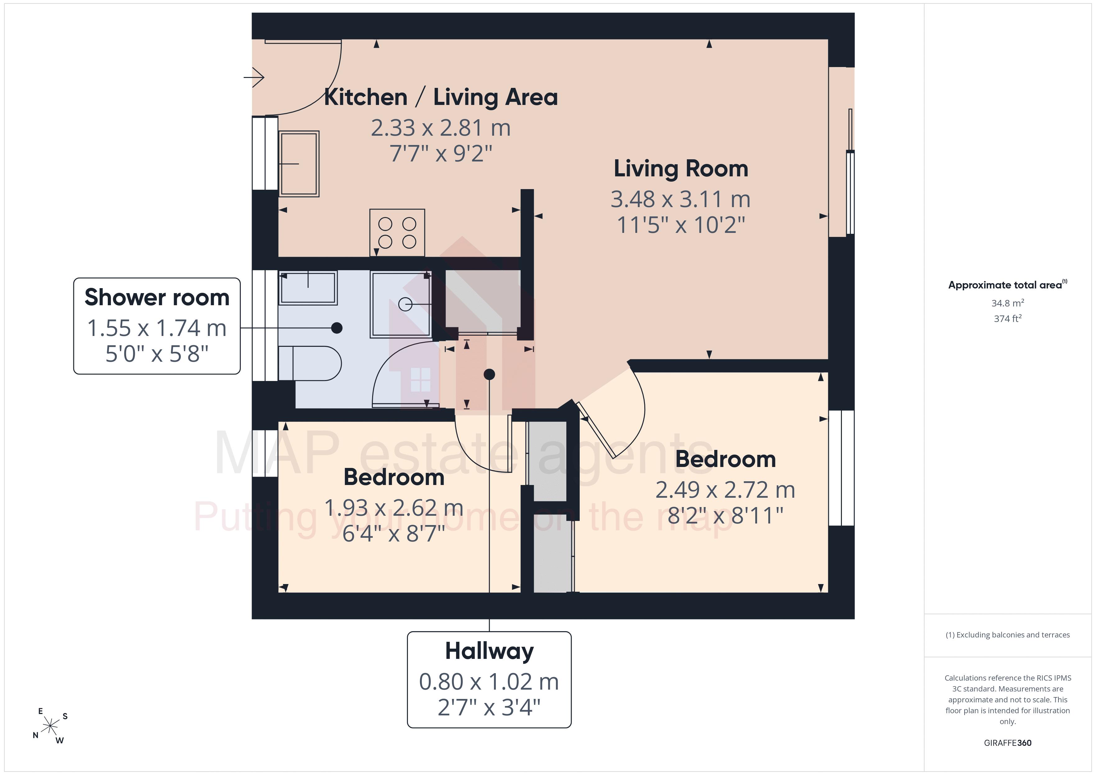 Cayforth, Redruth floorplan