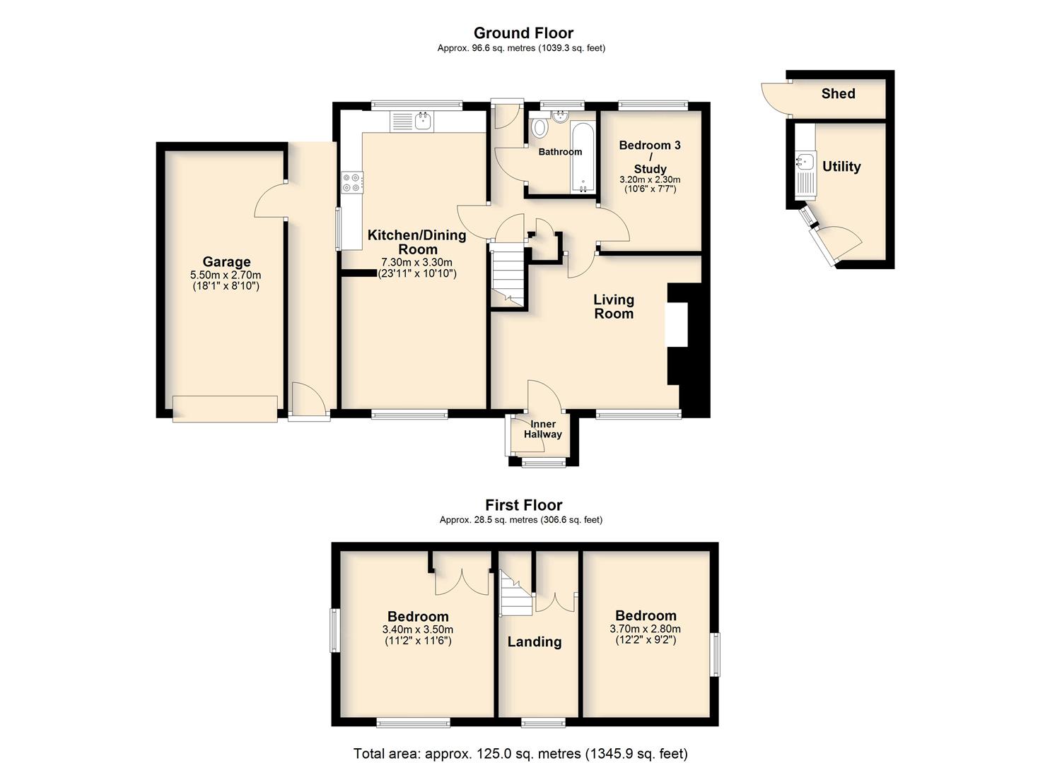 Lavender Cottage, Smallworth Common, Garboldisham, Diss floorplan