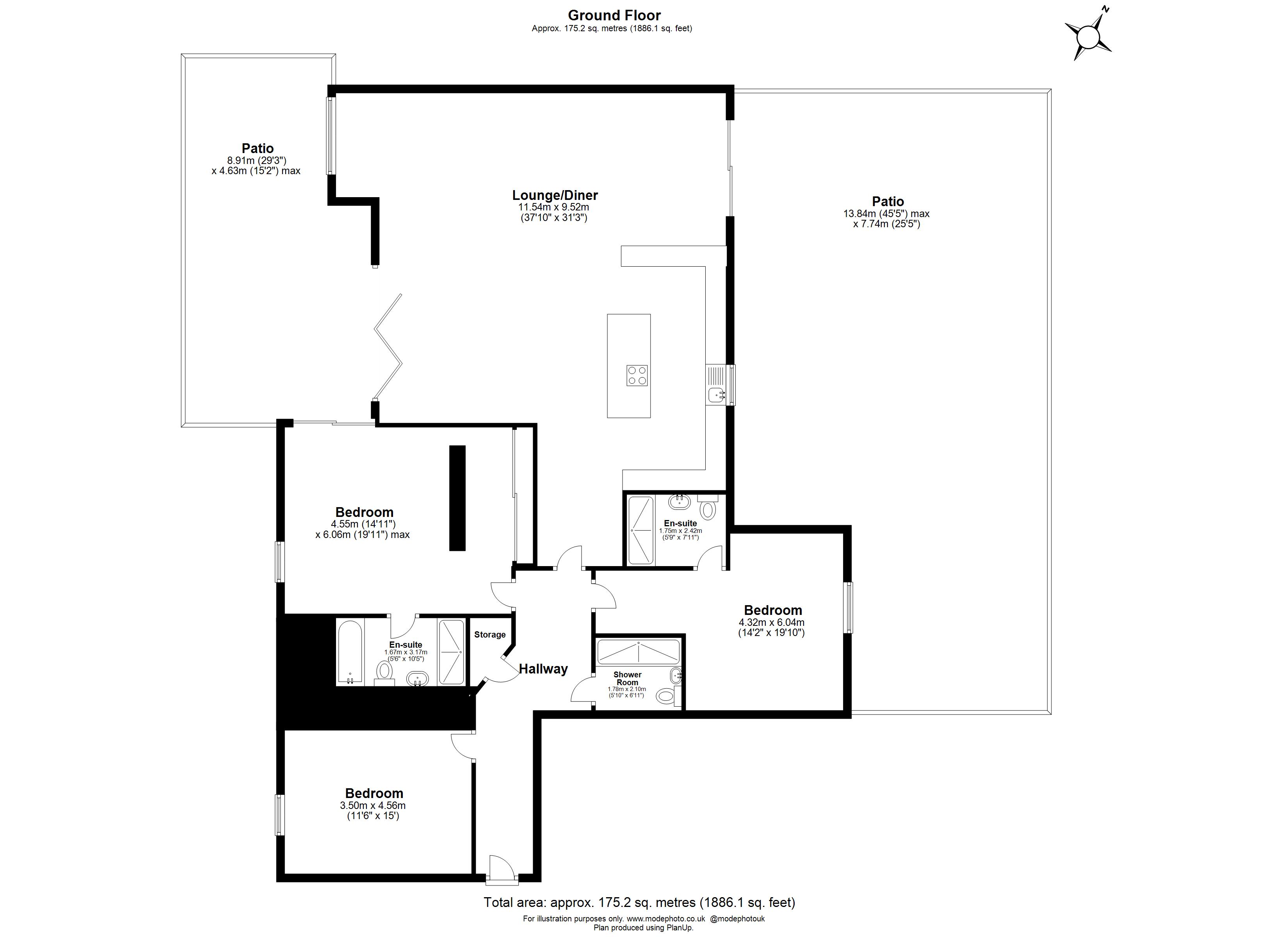 4, Silver Hind Court, 103, Hainault Road, Essex floorplan