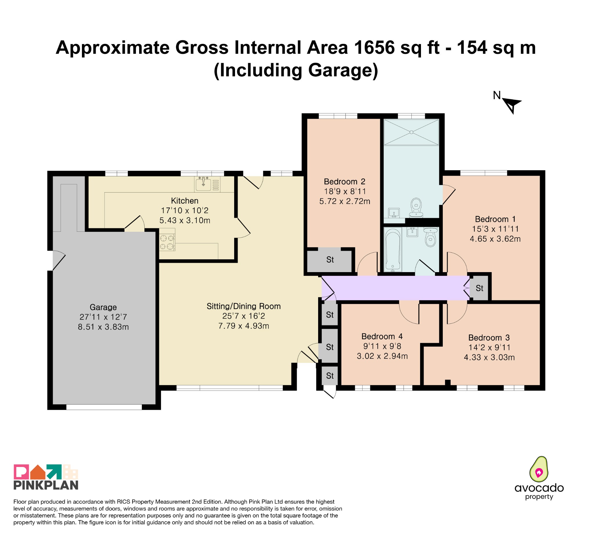 3 Swift Close, Bicester, Oxfordshire floorplan