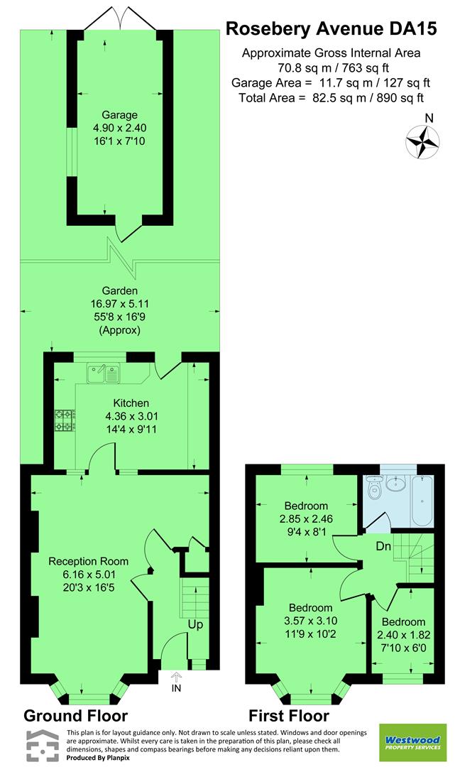 51, Rosebery Avenue, Sidcup floorplan