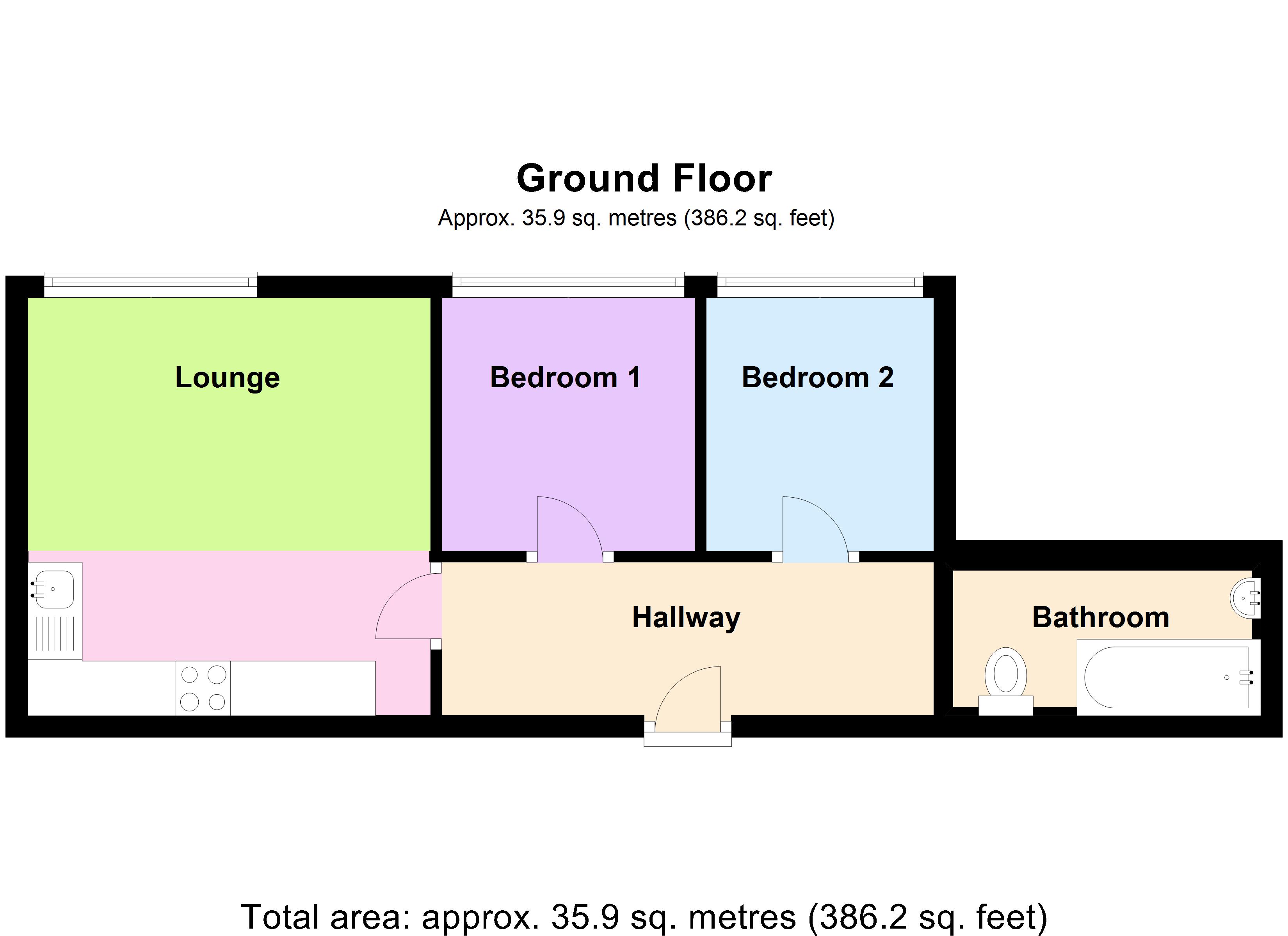 2 Bedrooms Flat to rent in Queens Road, Nottingham NG2