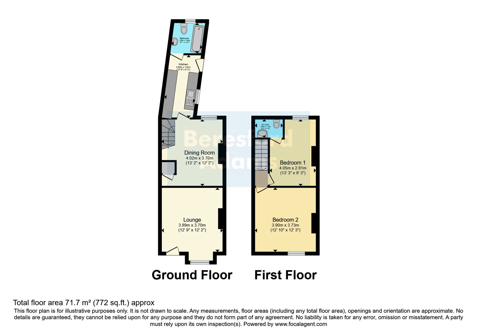 51, Wellington Road, Colwyn Bay floorplan