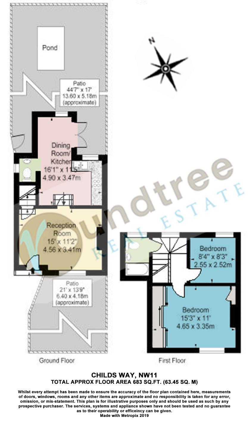 5, Childs Way, Hampstead Garden Suburb floorplan