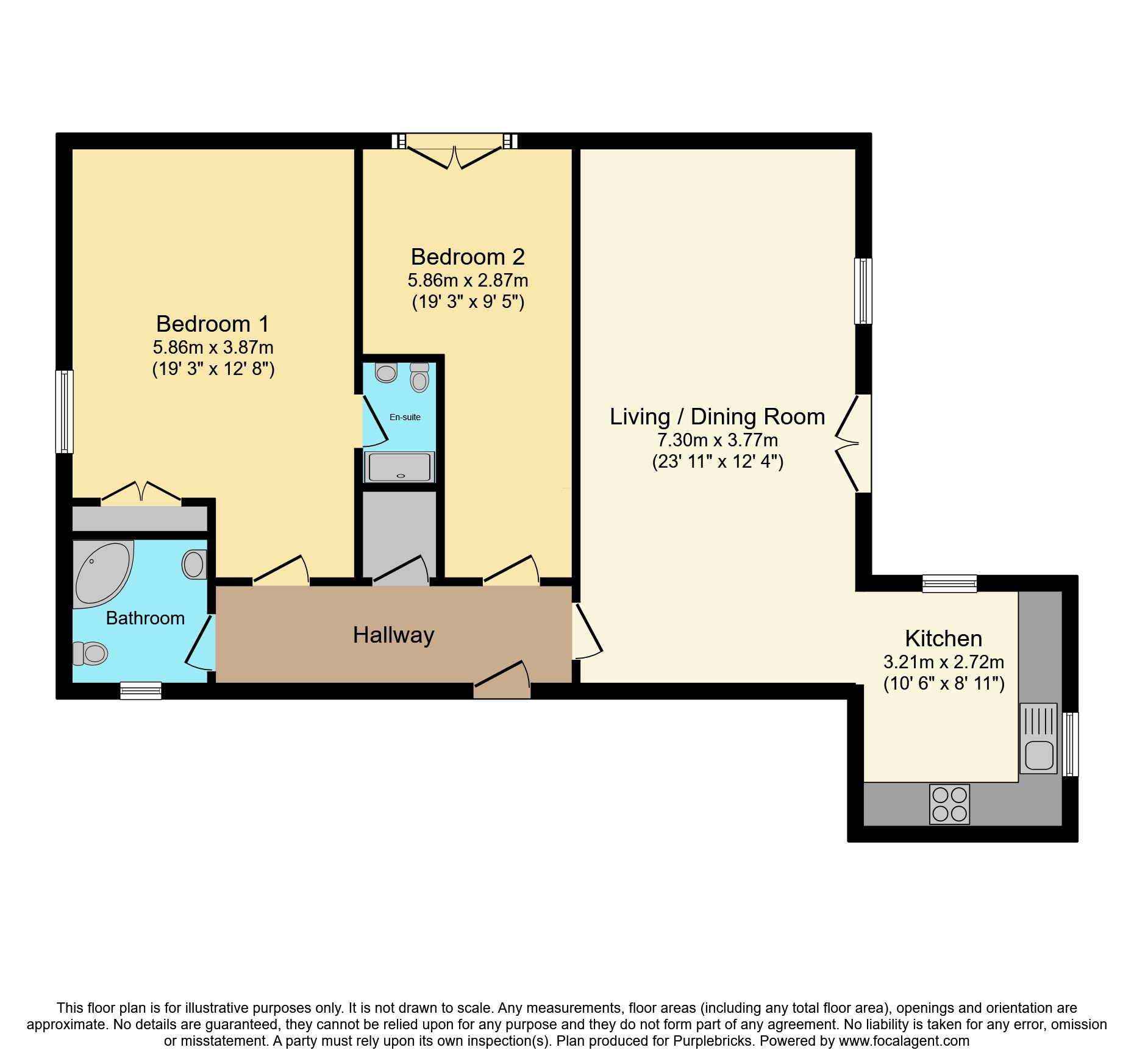 Flat 3, 1 Strouds Close - Old Town, Swindon floorplan