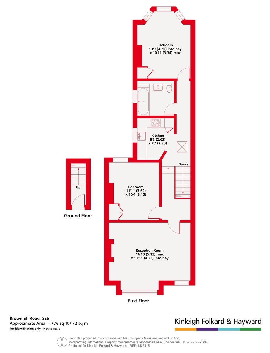 Flat B, 141, Brownhill Road, London floorplan