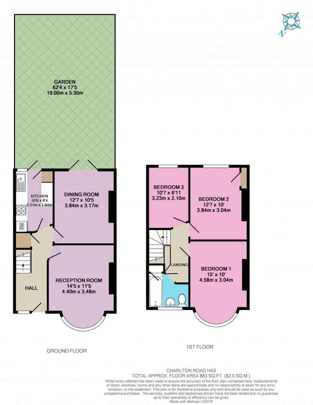 3 Bedrooms Terraced house to rent in Charlton Road, Kenton, Harrow HA3