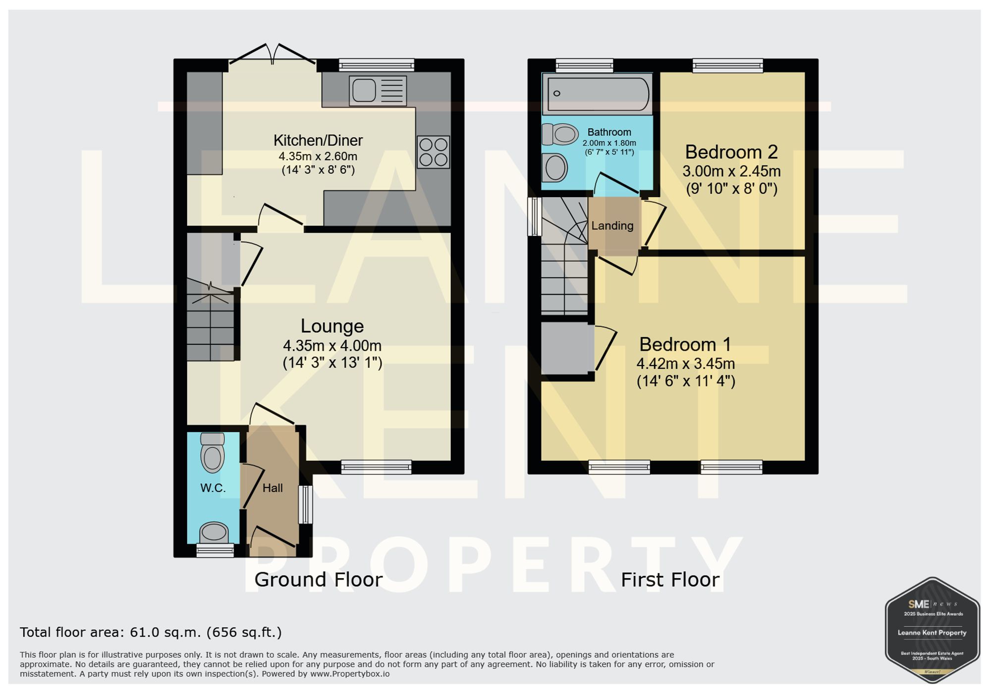 19 Blaen Ifor, Caerphilly floorplan