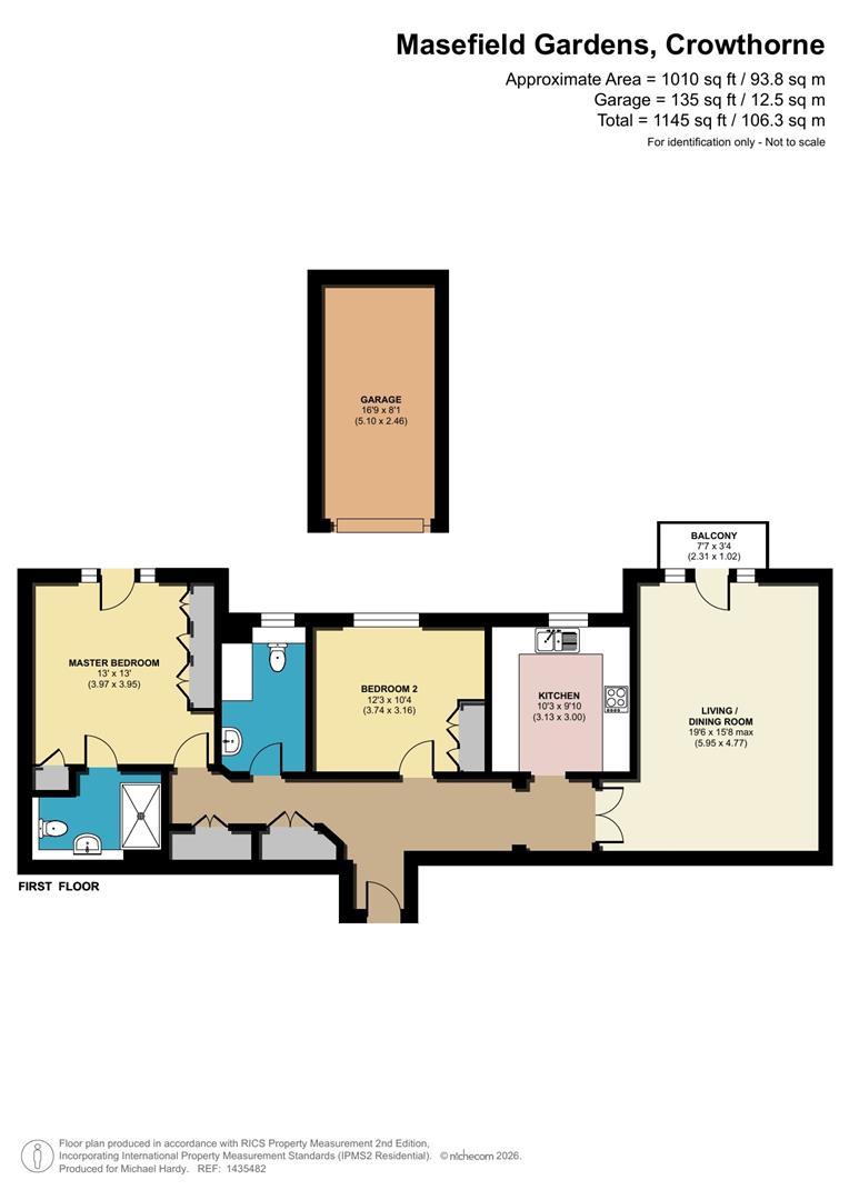 5, Masefield Gardens, Crowthorne floorplan