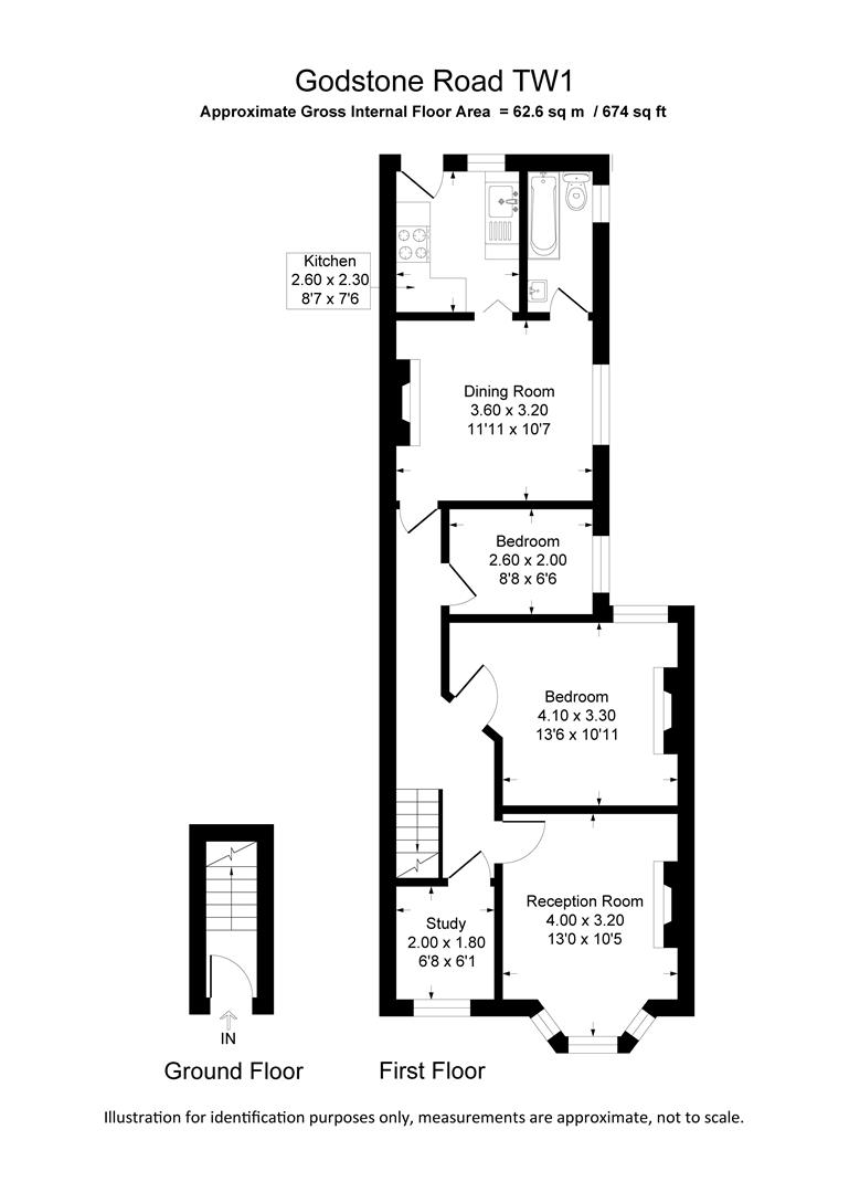 Godstone Road, St Margarets, Twickenham TW1, 3 bedroom for