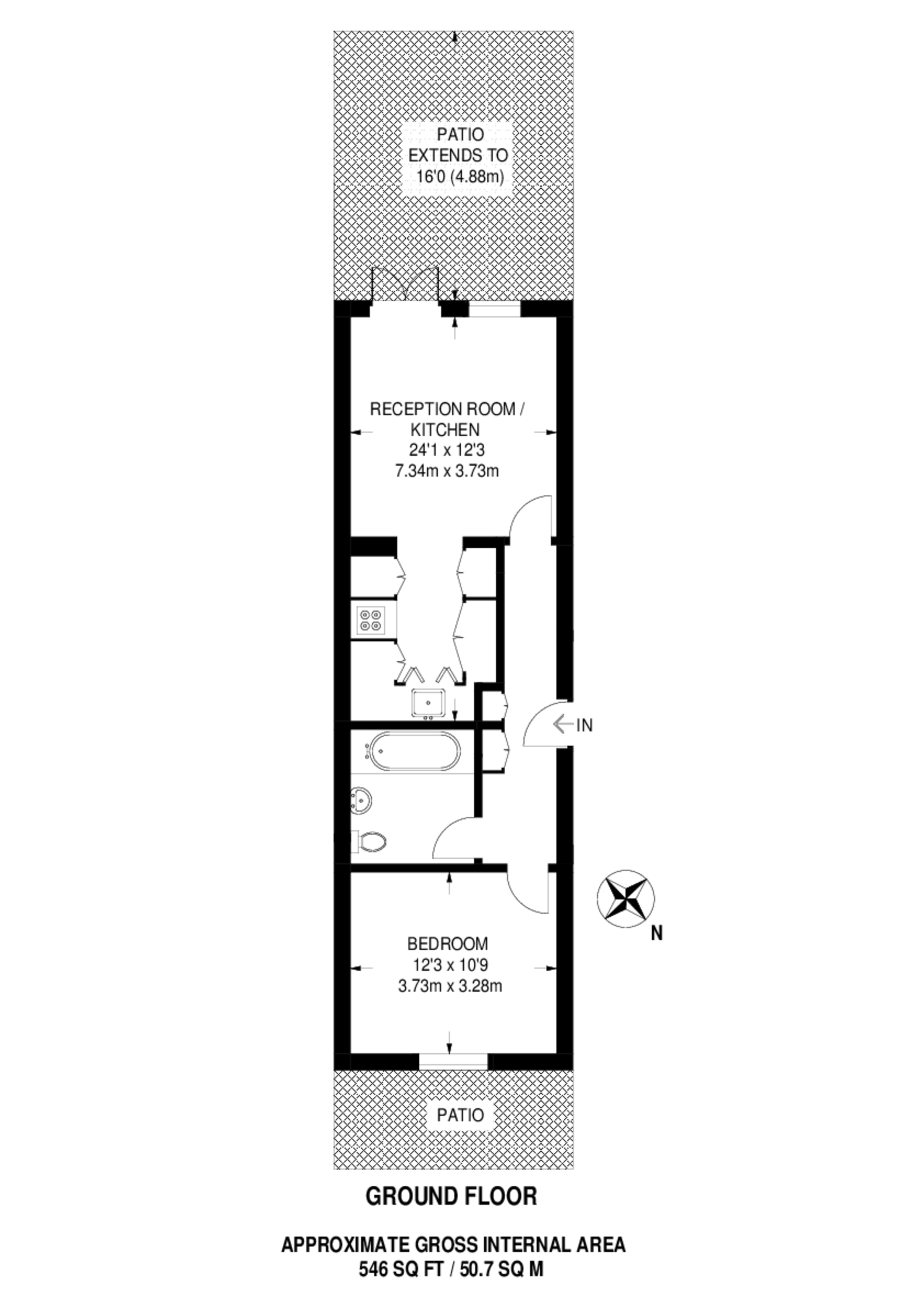 Fraser Court, Shepherd's Bush floorplan
