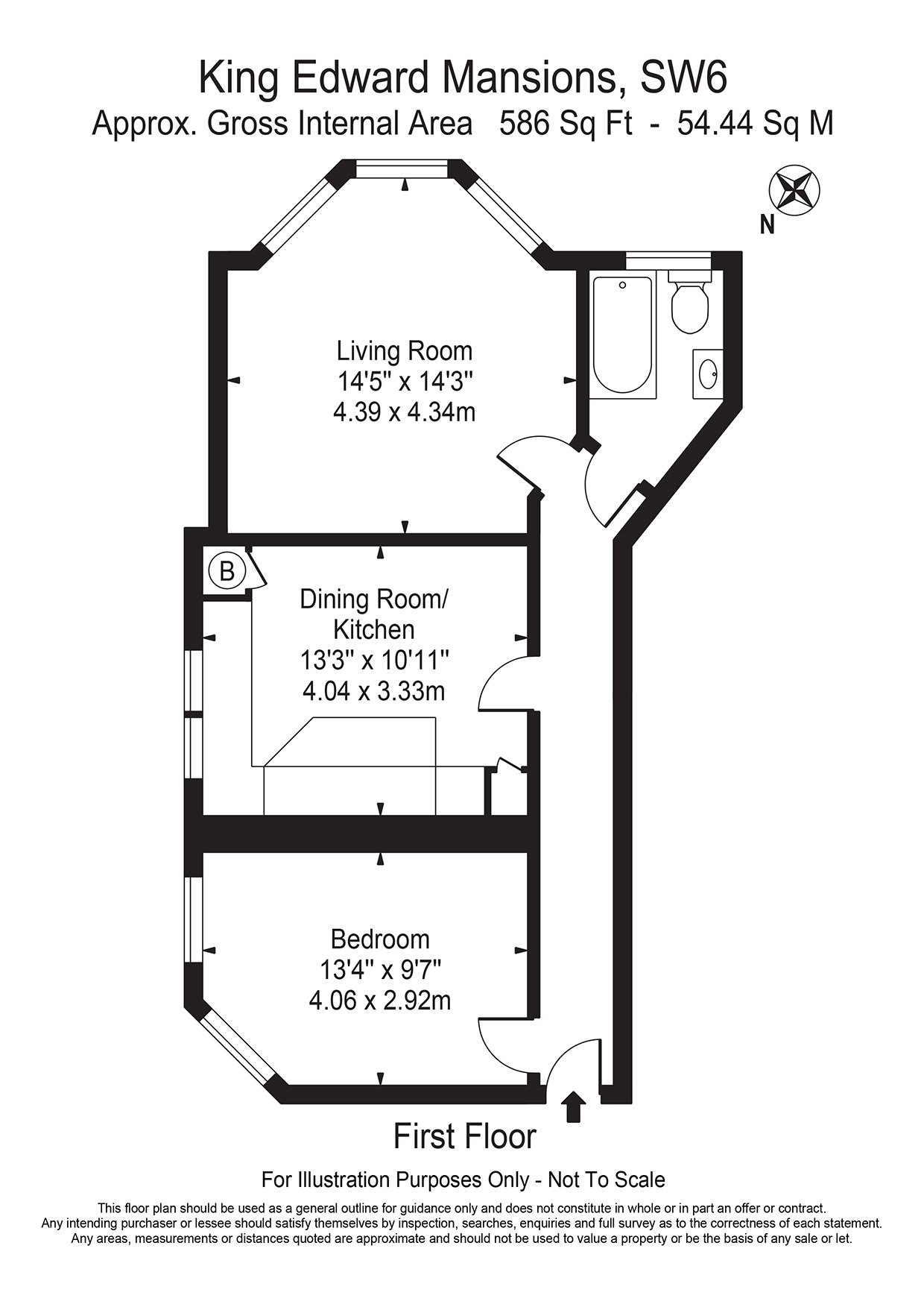 5, King Edward Mansions, Hammersmith and Fulham floorplan
