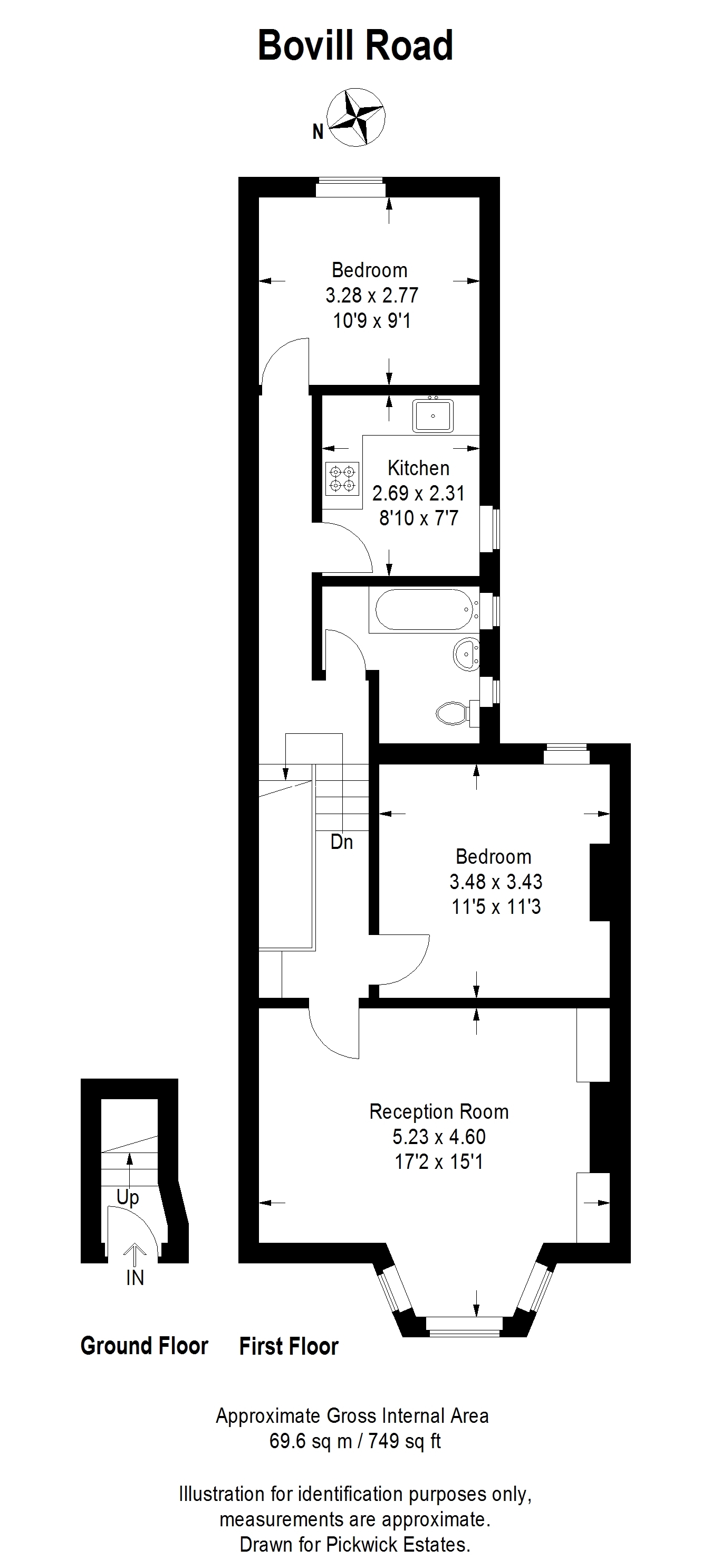 Bovill Road, London floorplan