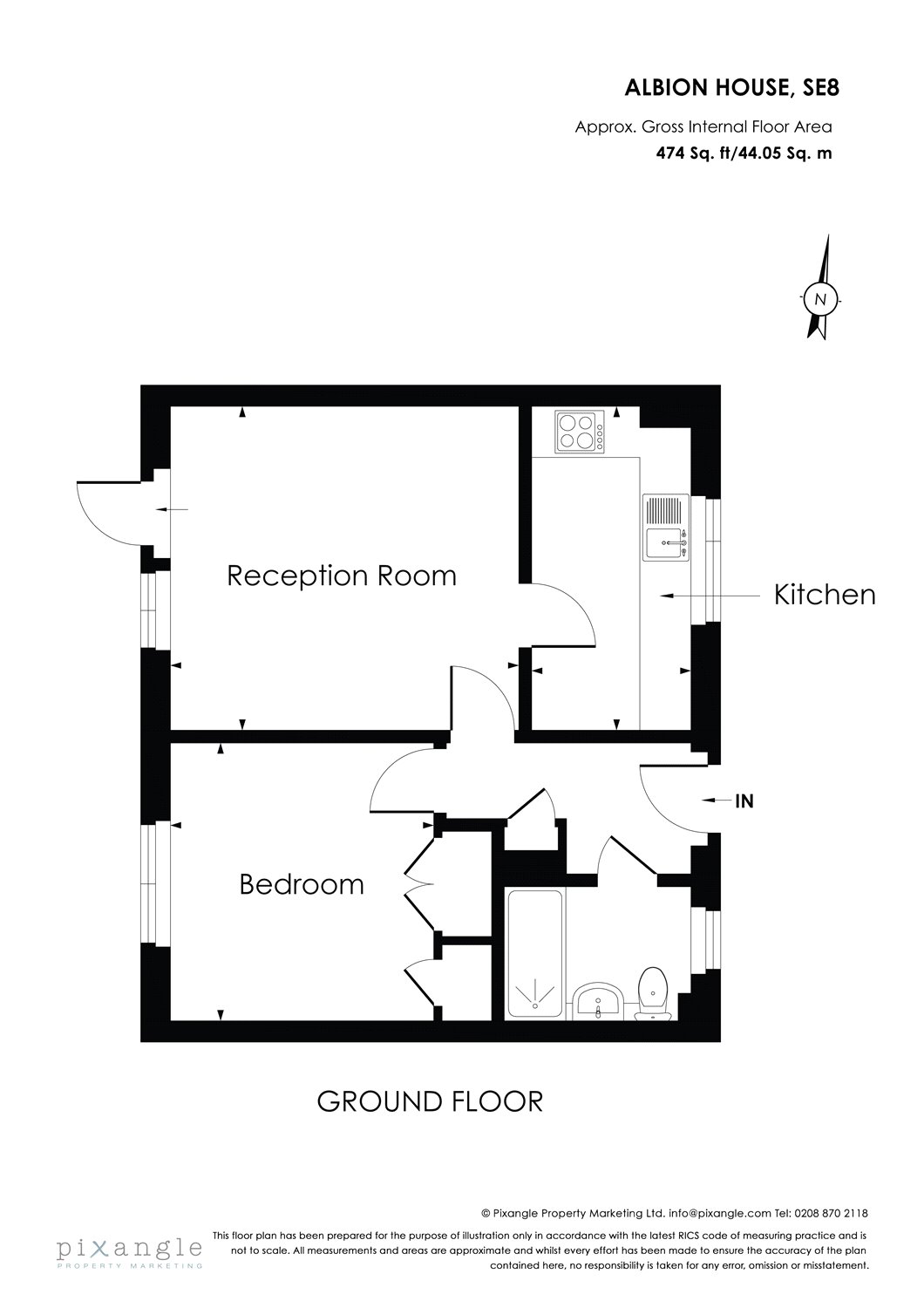 1 Bedrooms Flat for sale in Albion House, Watsons Street, London SE8