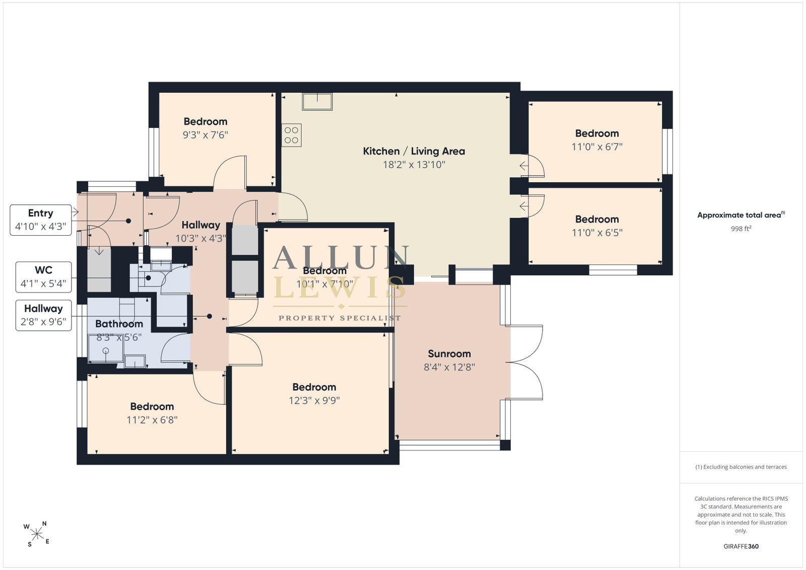 59, Ulcombe Gardens, Canterbury floorplan