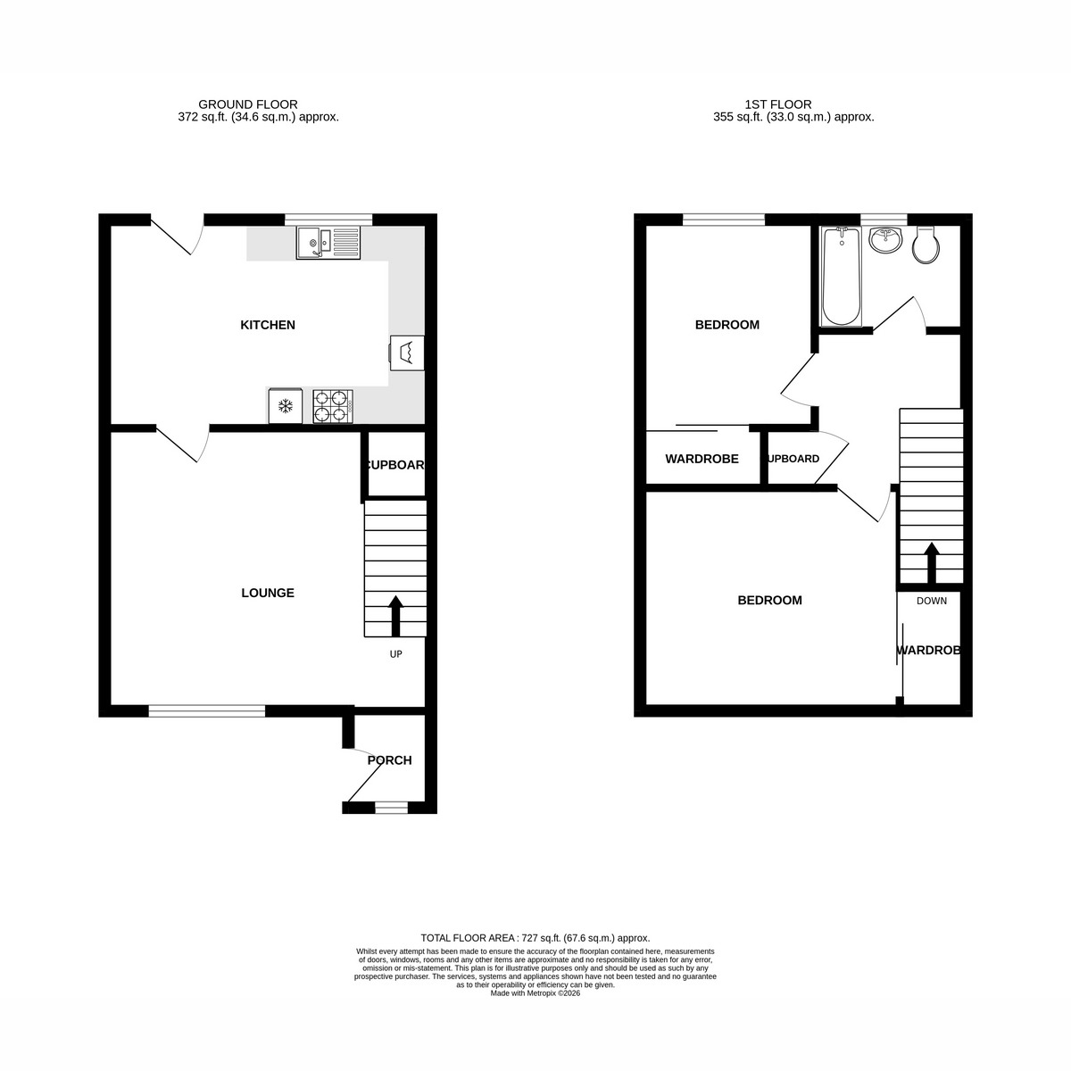9, Ward Road, Ayr floorplan