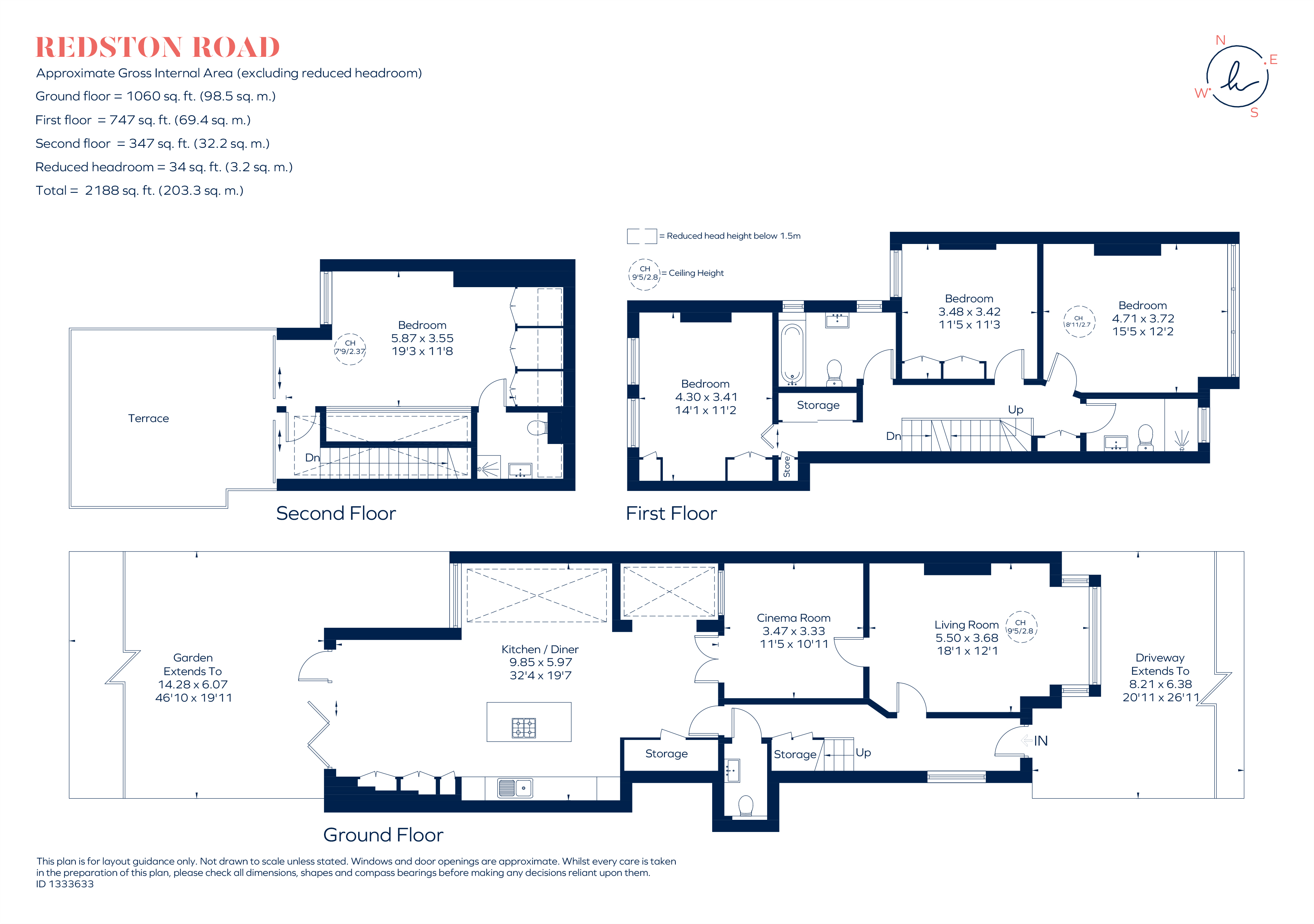 9, Redston Road, London floorplan