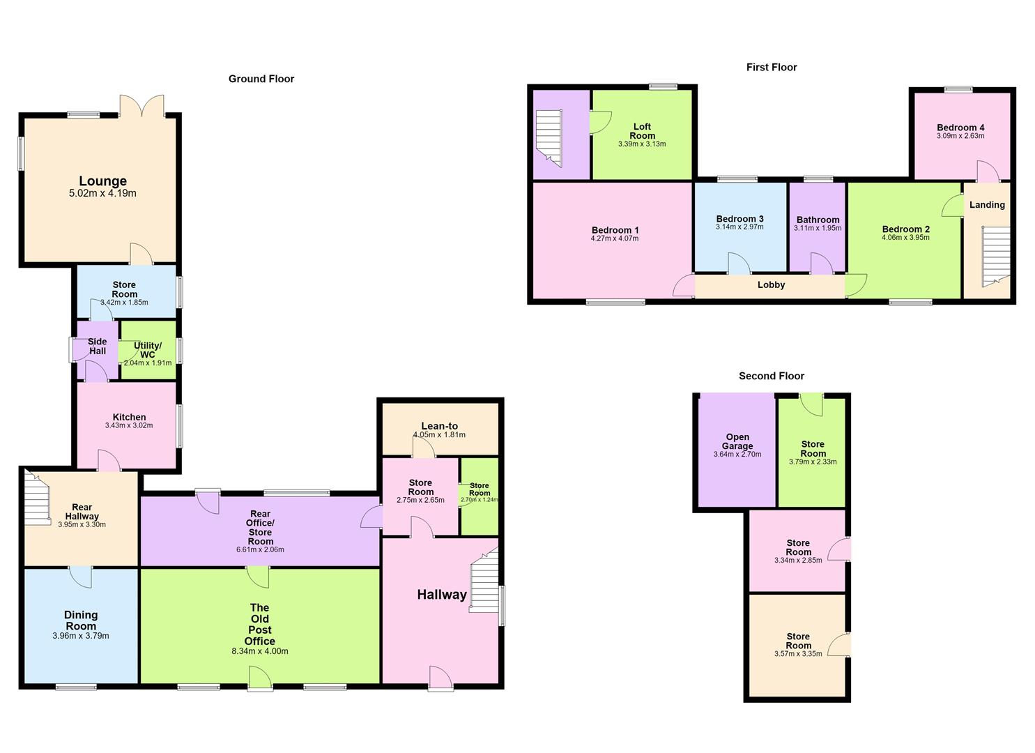 The Old Post Office 41-43, Leicester Road, Sharnford floorplan