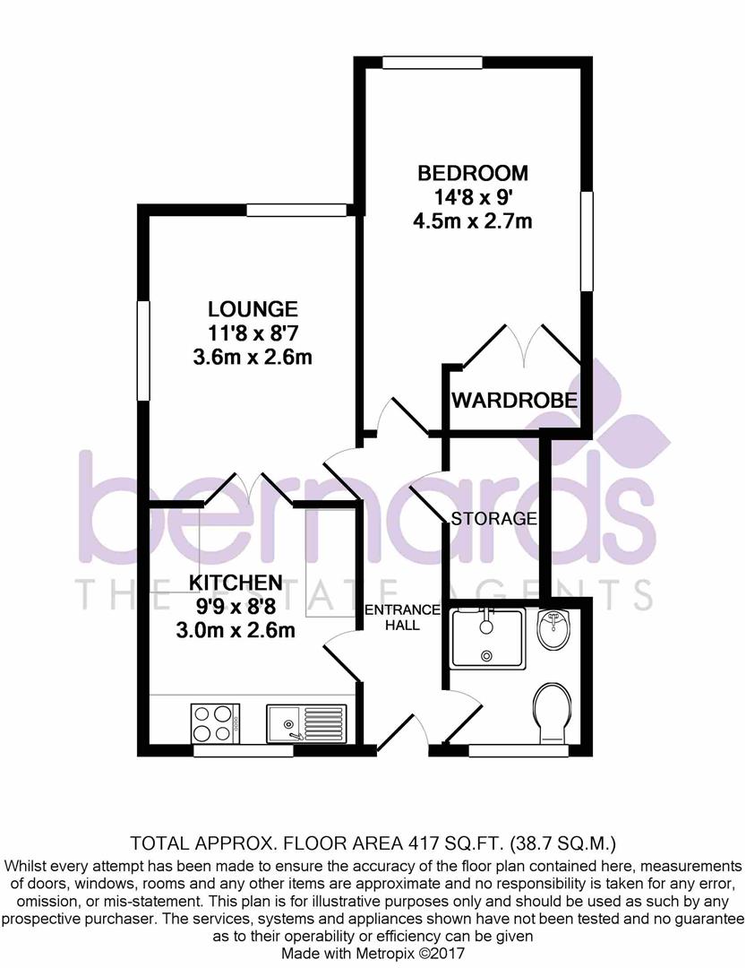 Flat 1, 62, Victory Avenue, Waterlooville floorplan