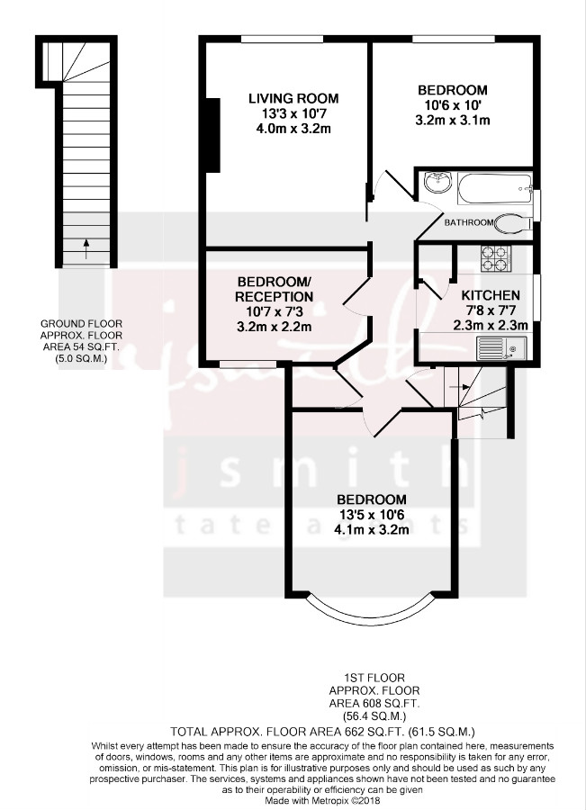 3 Bedrooms Maisonette to rent in Clare Road, Stanwell, Staines TW19