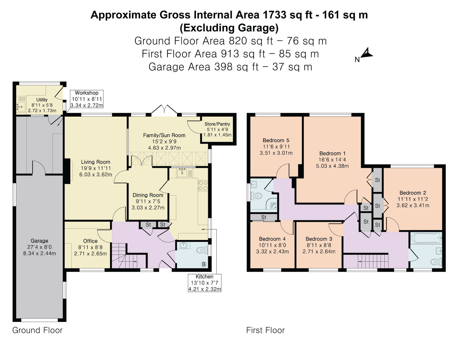 24, Hale Pit Road, Leatherhead floorplan