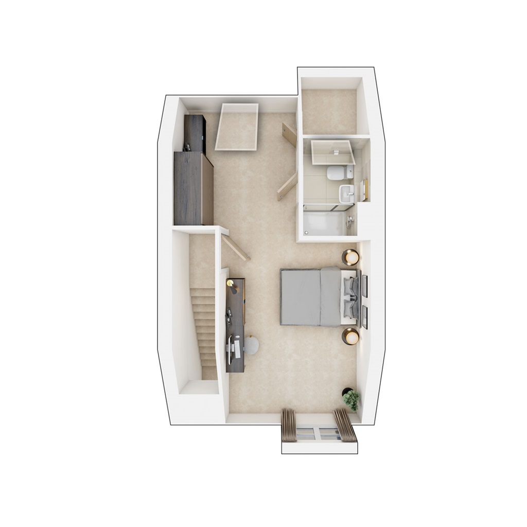 The Harrton - Plot 81, Clayridge Park At Barton Grange, Higham Road, Barton-Le-Clay floorplan