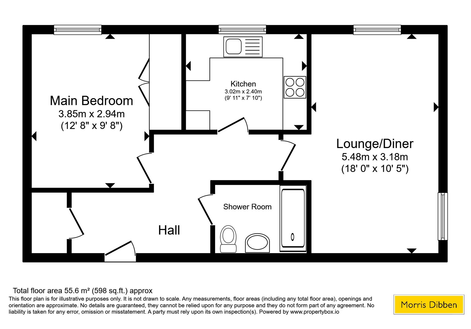 Flat 3, 180A Bursledon Road,, Bursledon Road, Hampshire floorplan