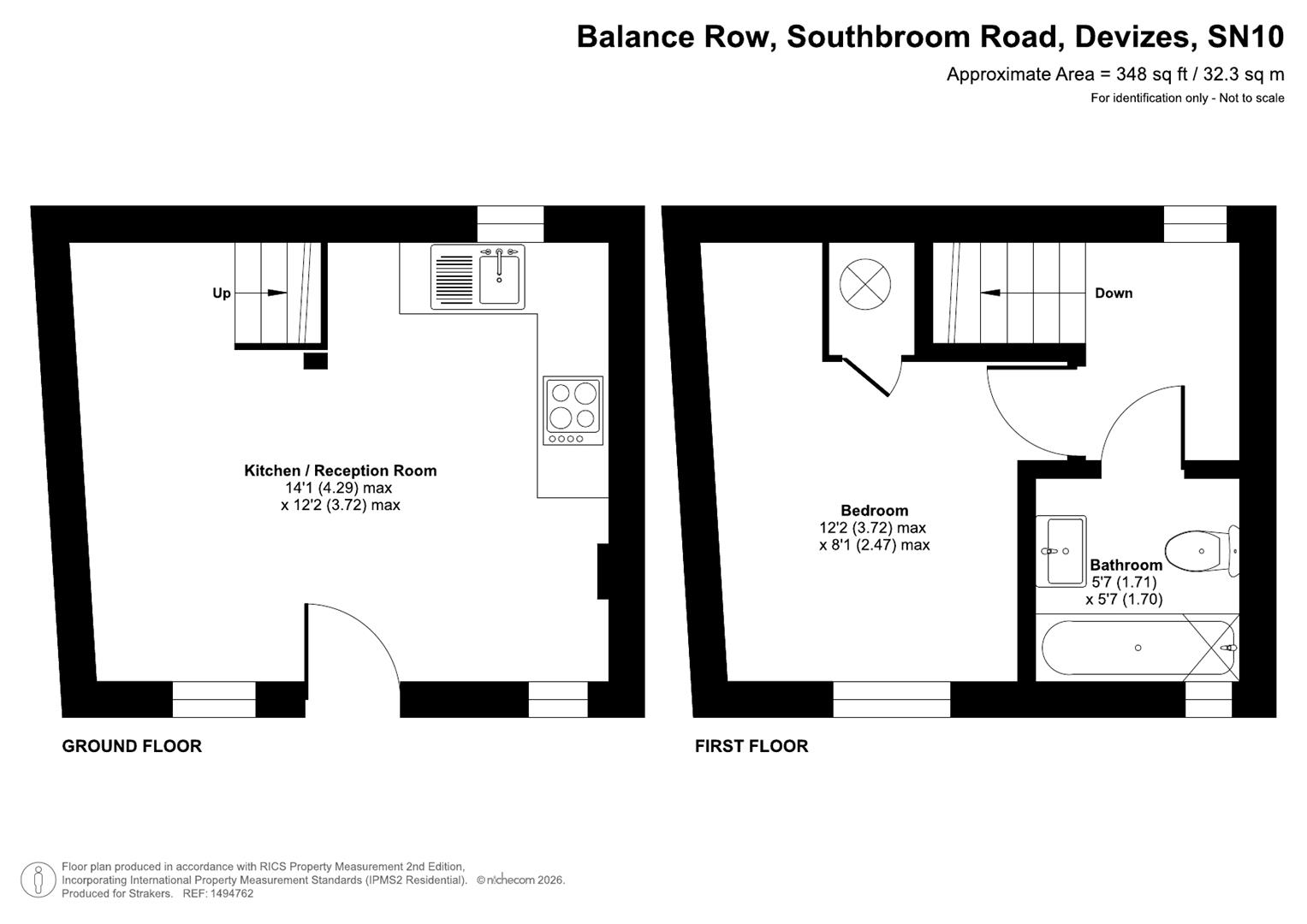 1 Balance Row, Southbroom Road, Devizes floorplan